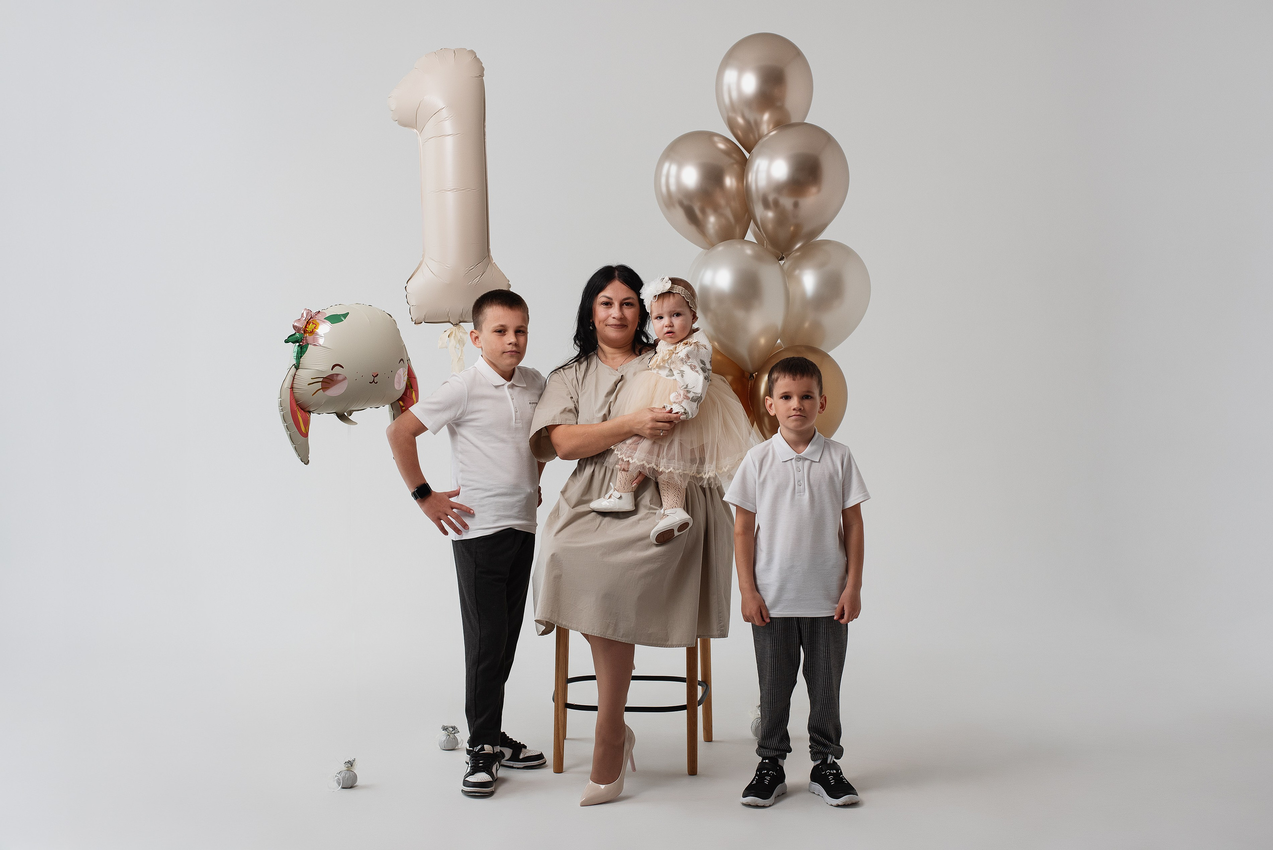 Фотосессия годика Алина. Семейный фотограф в Южно-Сахалинске Анастасия Лимарева