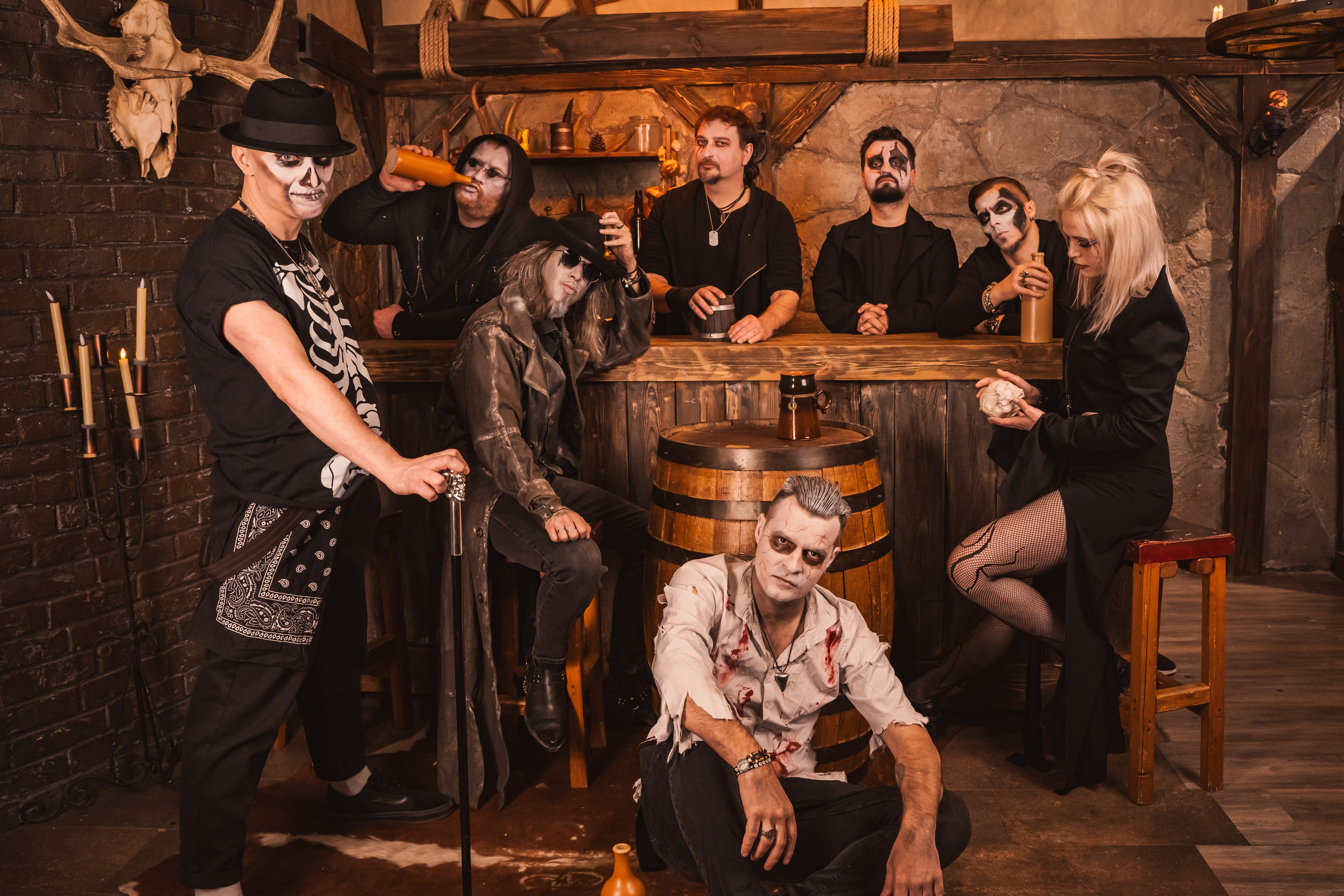 Группа NAGART в таверне. Репортажный фотограф Анастасия Рубцова