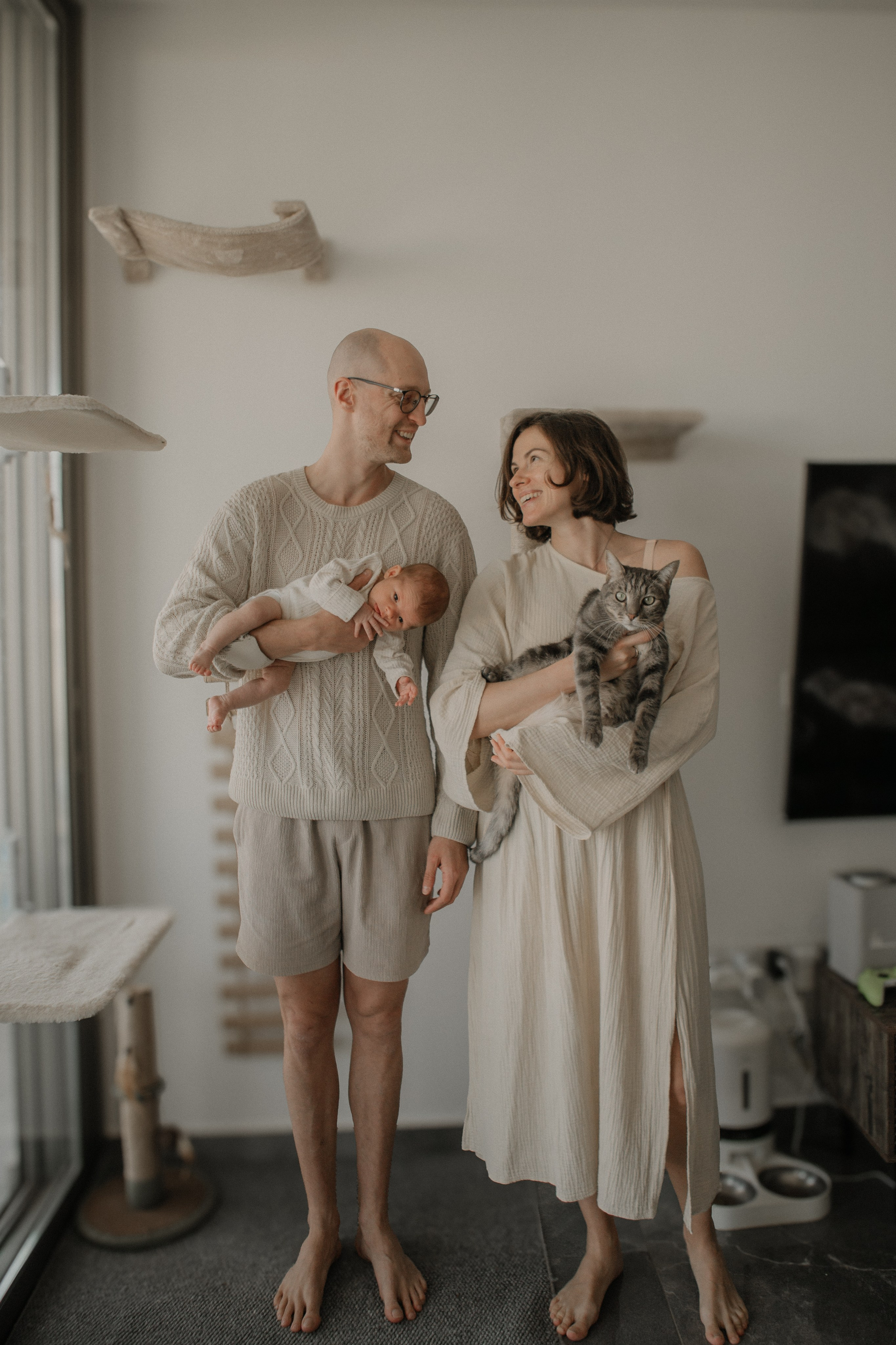 Kira + Katya & Igor. Portrait, family and pet photographer in Cyprus, Ksenia Bourdelle