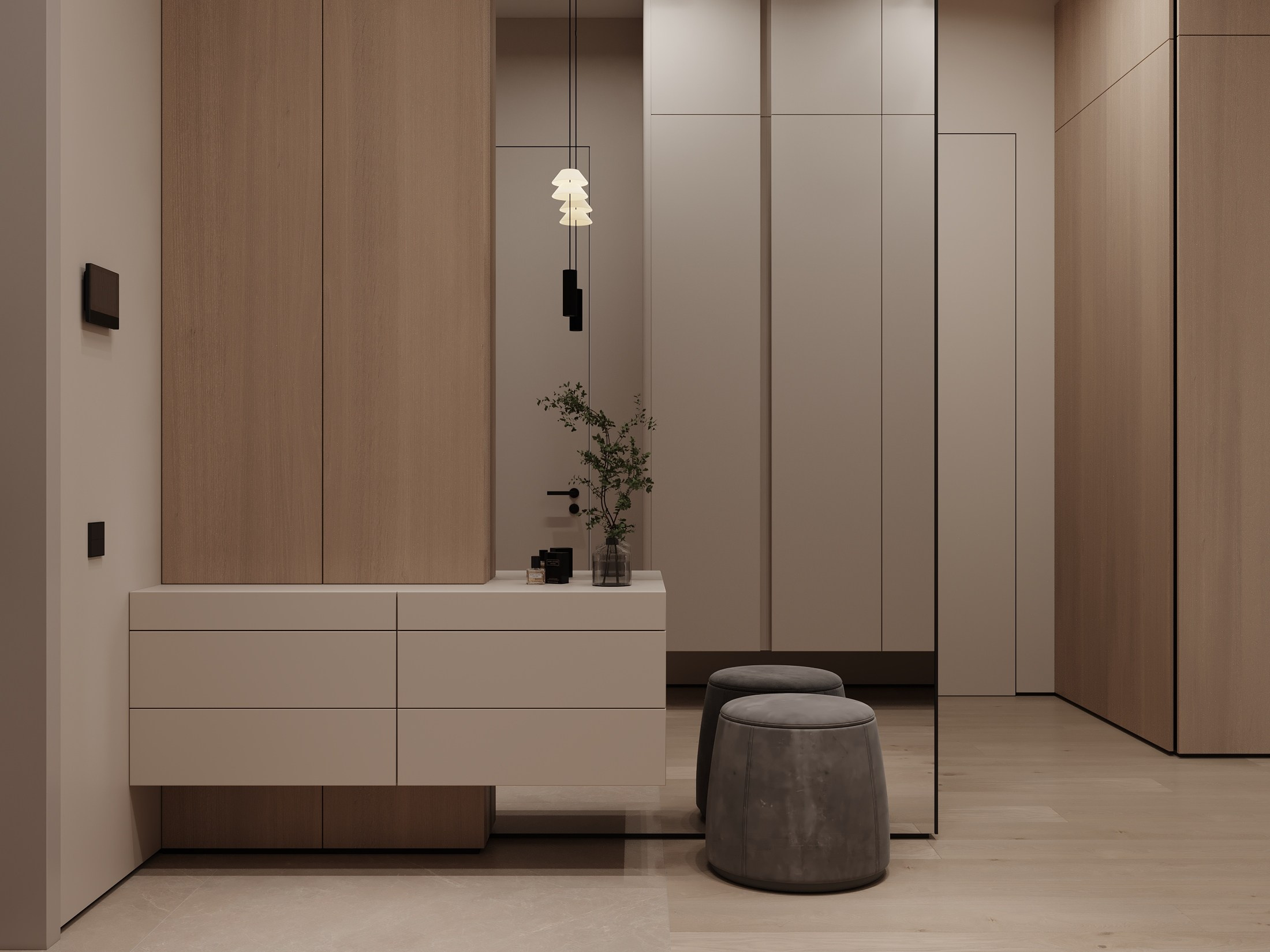 ЖК Снегири 189.0 кв.м. Дизайнер интерьера и 3D визуализатор Ванчугова Ольга