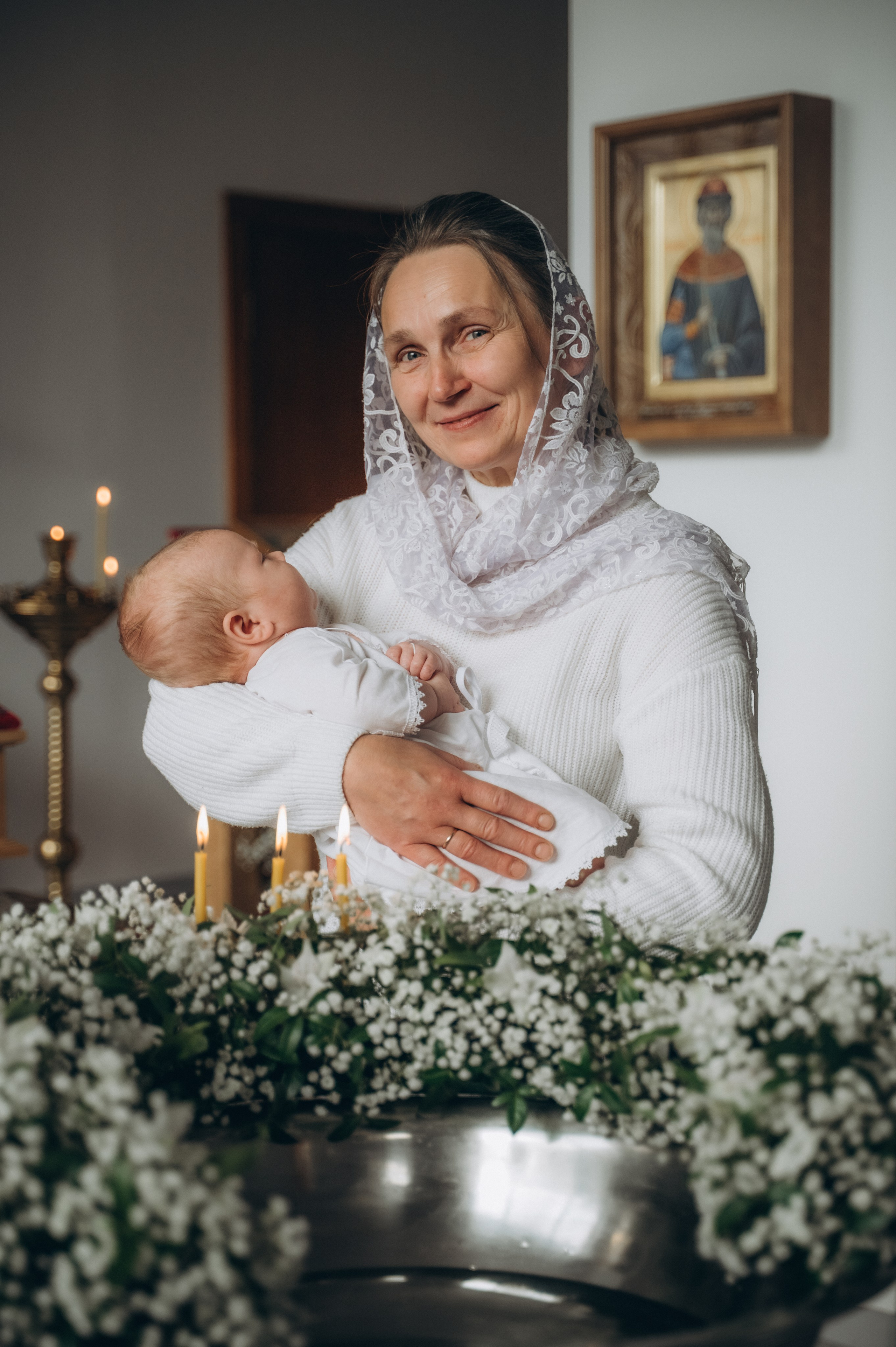 Крещение Ромы (Приход храма святой Равноапостольной княгини Ольги). Семейный фотограф в Минске Дарья Дреко