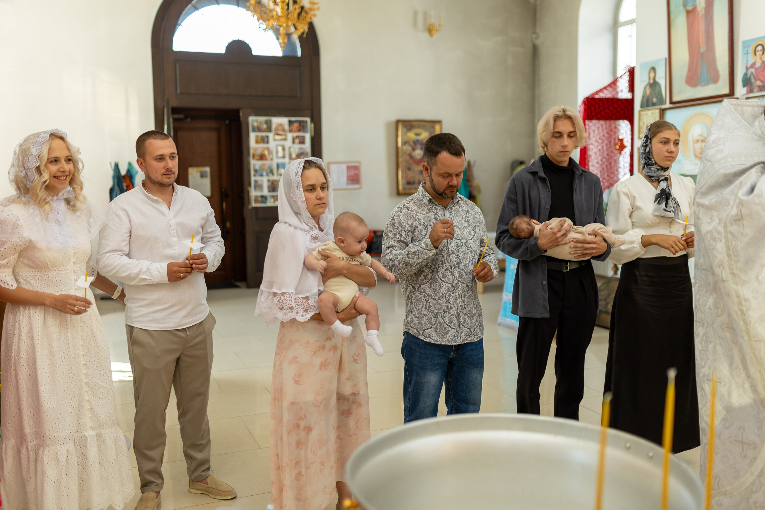 Крещение Артёма (все фото с таинсвта крещения). Фотограф новорожденных. Детский и семейный фотограф Марьяна Юдина