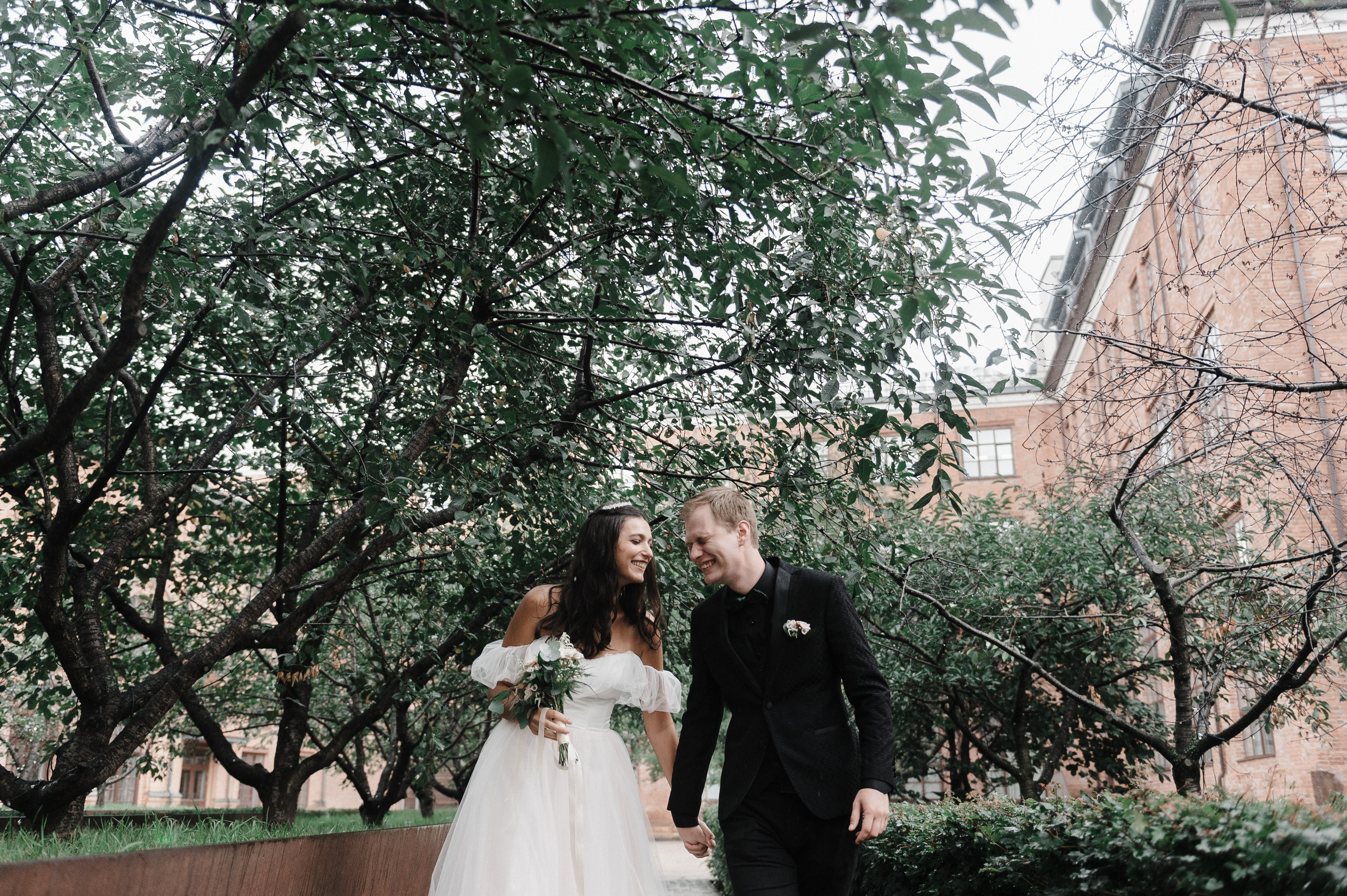 Свадебная фотосессия после росписи