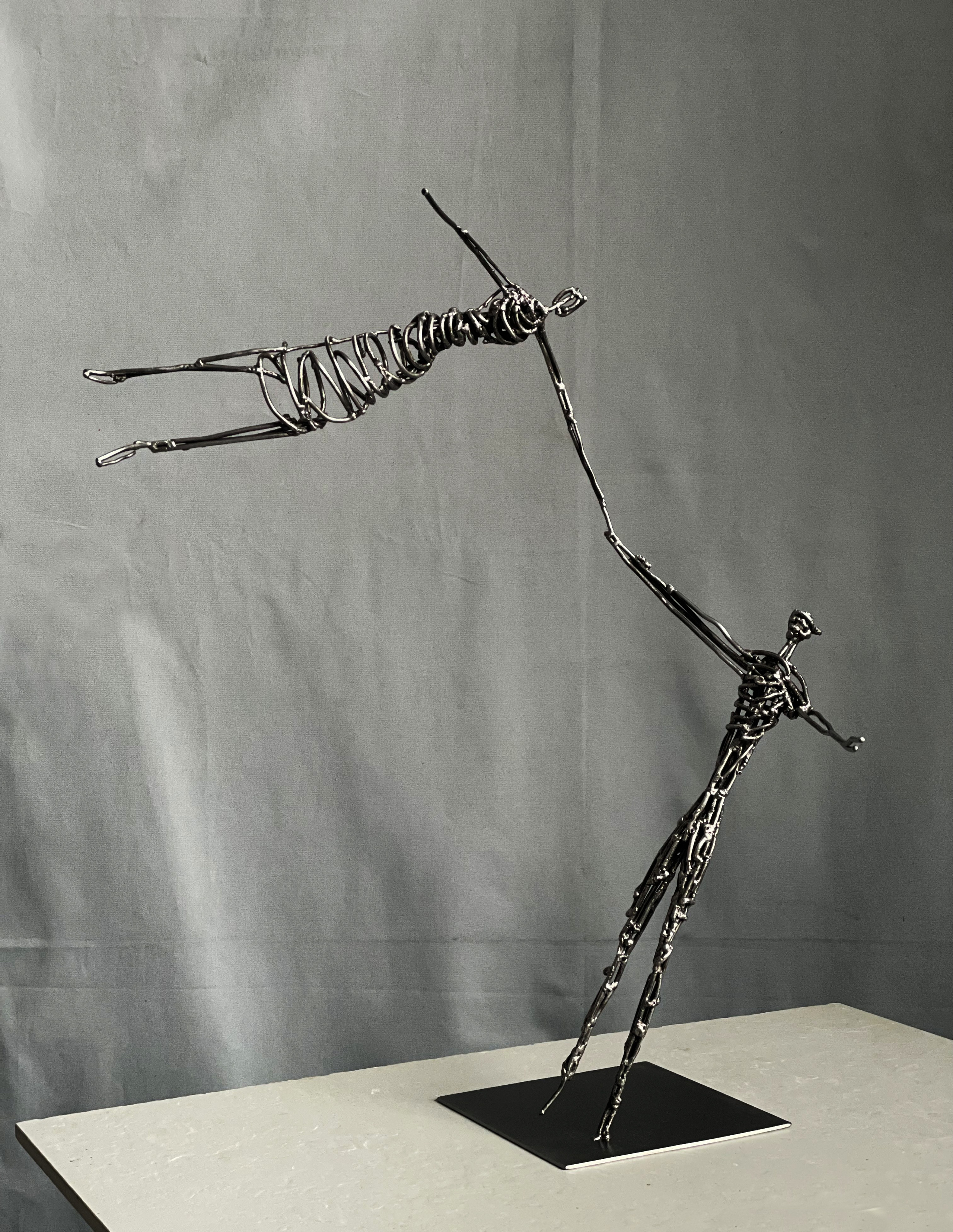 Прогулка / омаж Шагалу Марку Захаровичу _ 2023. Художник — скульптор Антонина Фатхуллина