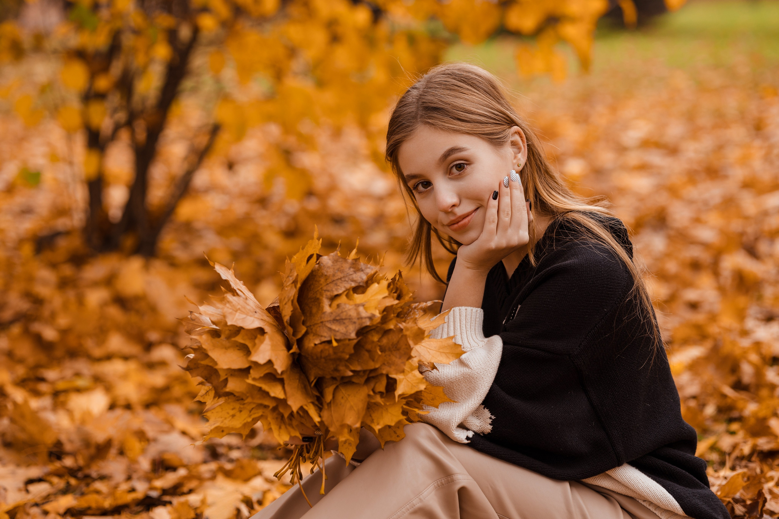 Семейная, золотая осень. Фотограф в Калининграде свадебная фотография, репортажная, фотосессии