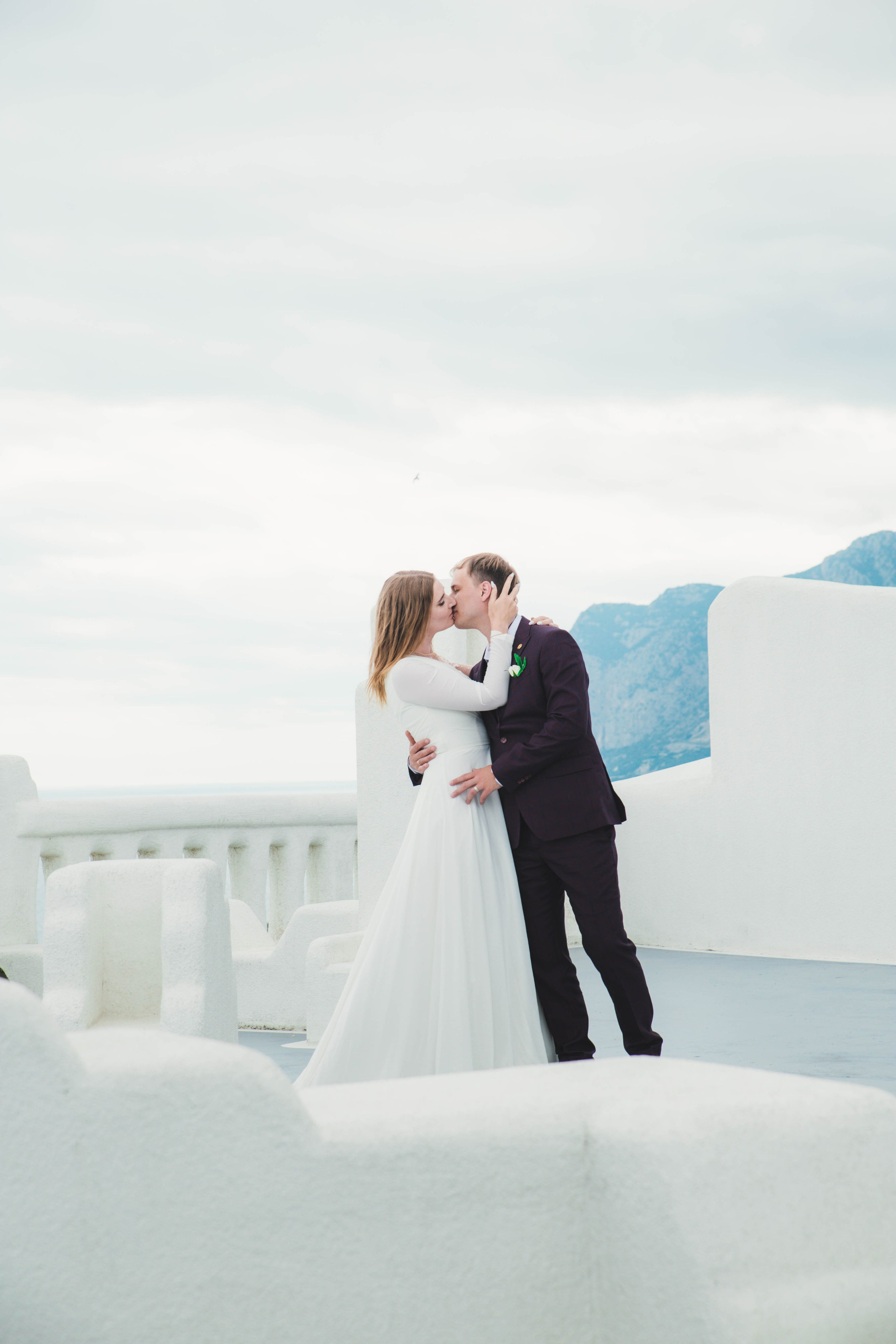 Ксения & Иван. Свадебная съемка в Санторини и Херсонесе. Свадебный и контент фотограф в Севастополе и Крыму Марина Данилова