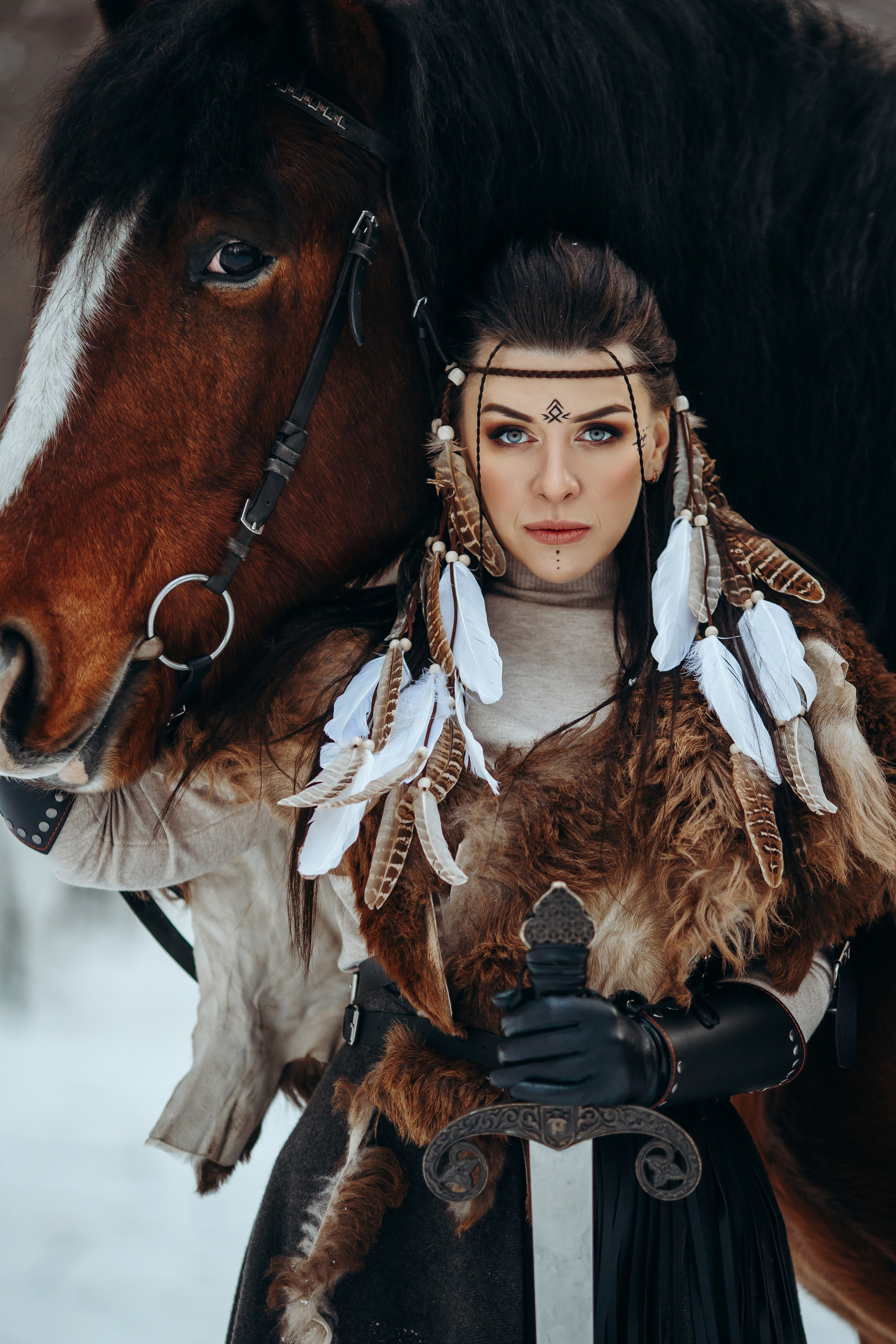 Викинги. Анна Молчанова конный фотограф в Тюмени | фотосессии с лошадьми Тюмень