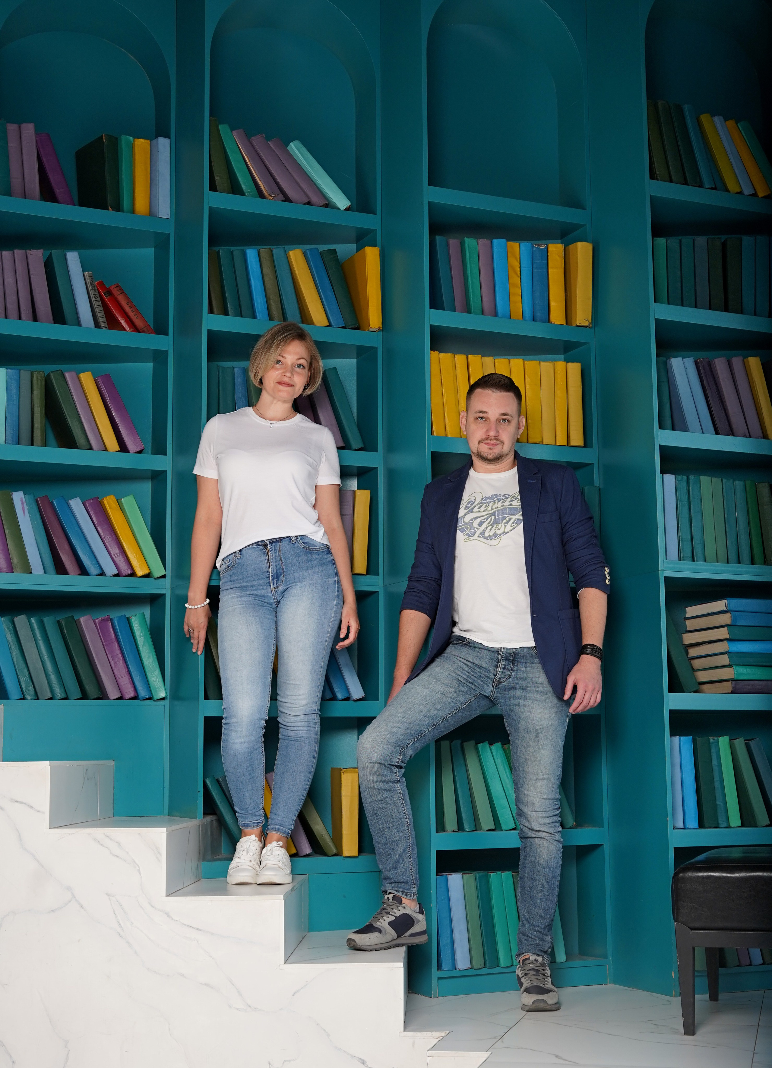 В библиотеке. Студийный и портретный фотограф в САНКТ-ПЕТЕРБУРГЕИрина Махаон