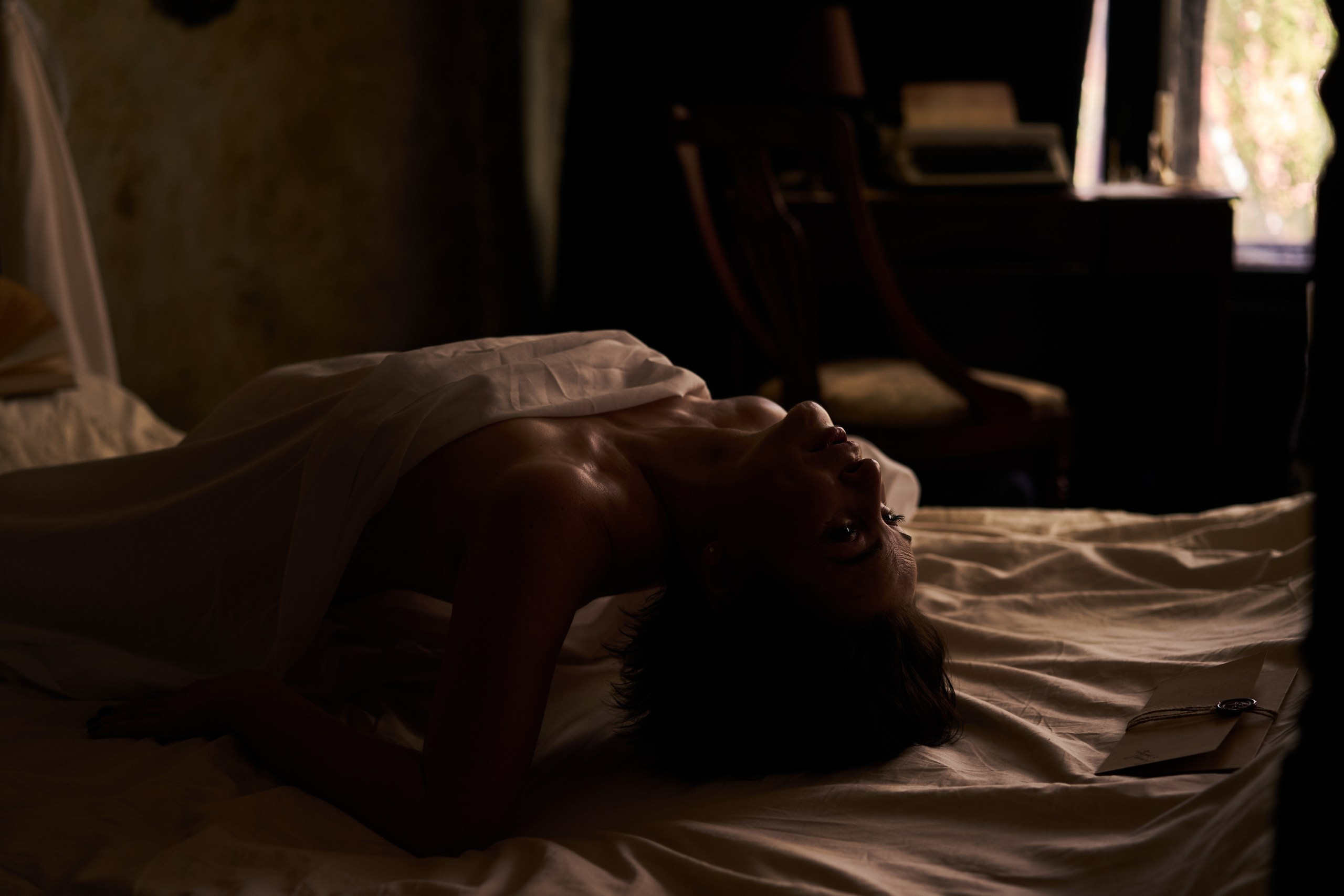 Будуарная фотосессия в студии. Фотограф Екатеринбург Кокшарова Александра