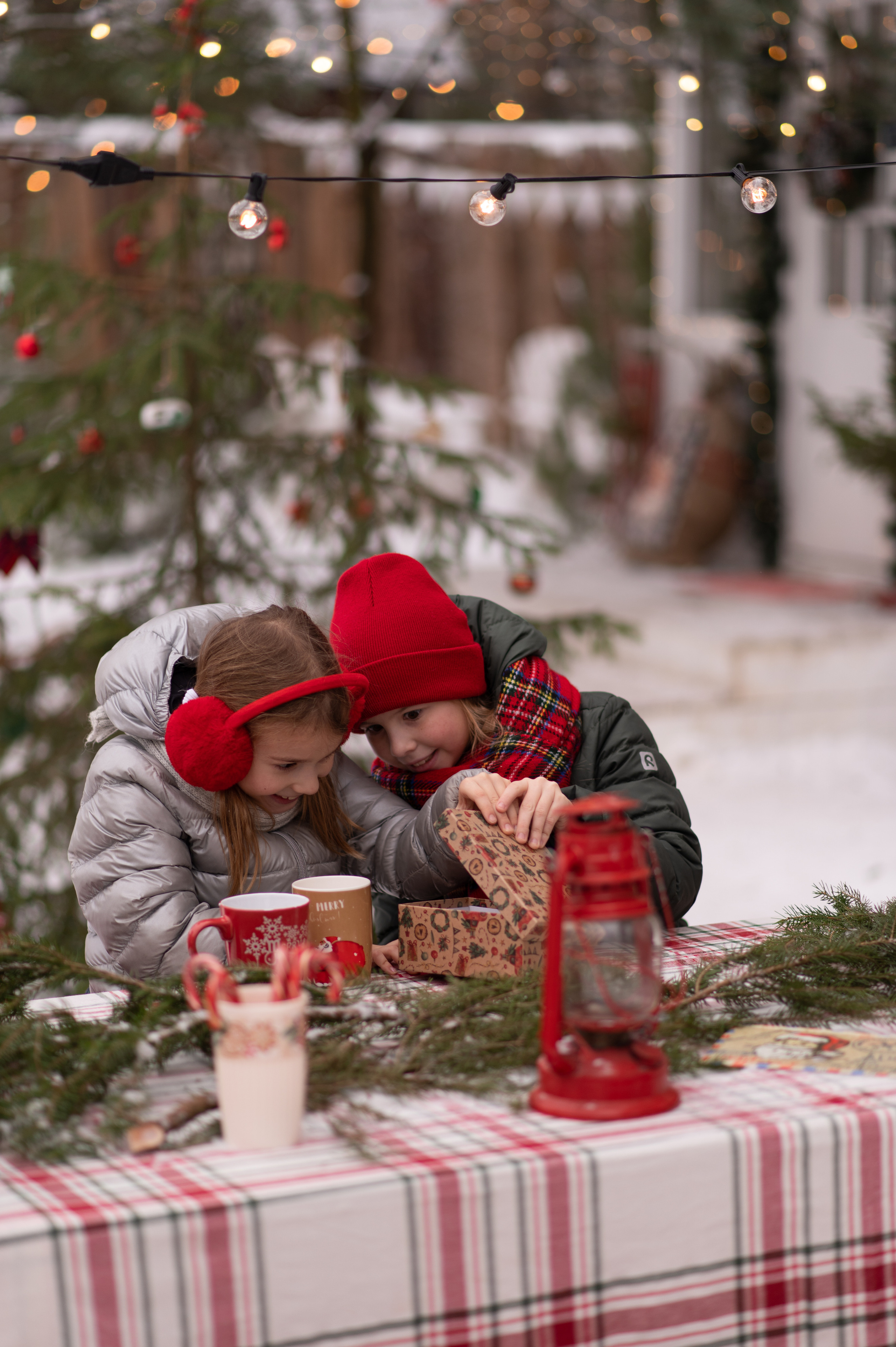 Новогодние/зимние семейные съёмки в городе и на природе. Семейный и детский фотограф в Москве Анна Оськина