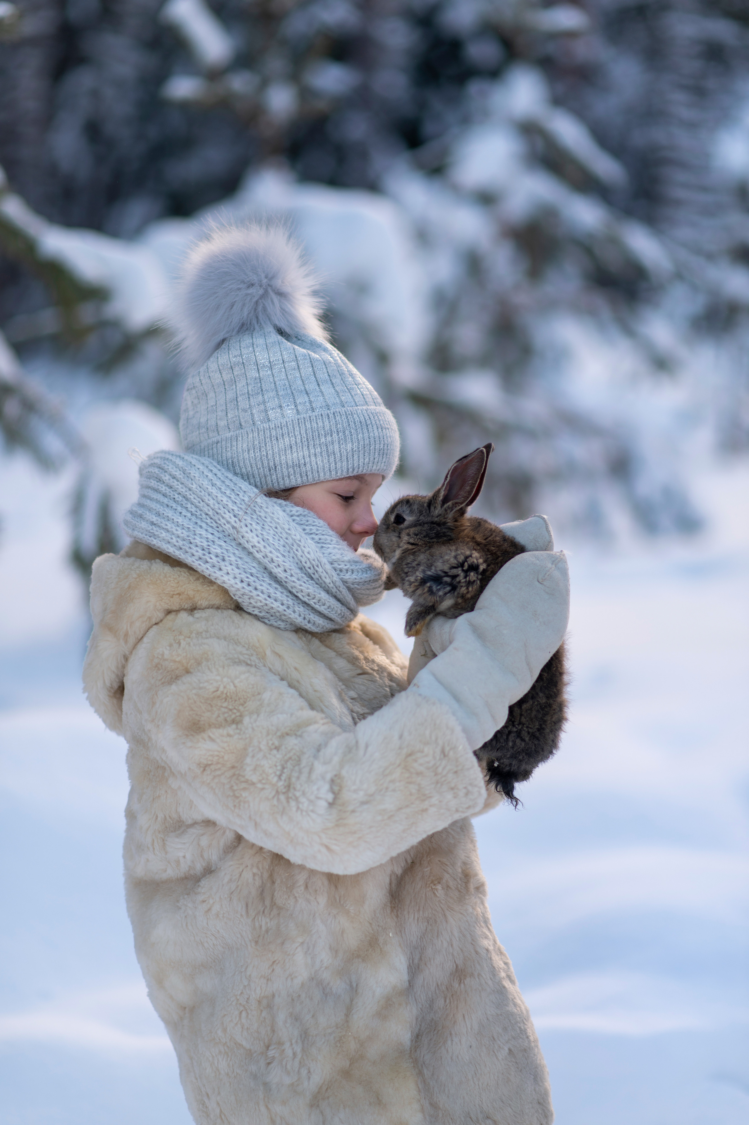 Новогодние/зимние семейные съёмки в городе и на природе. Семейный и детский фотограф в Москве Анна Оськина