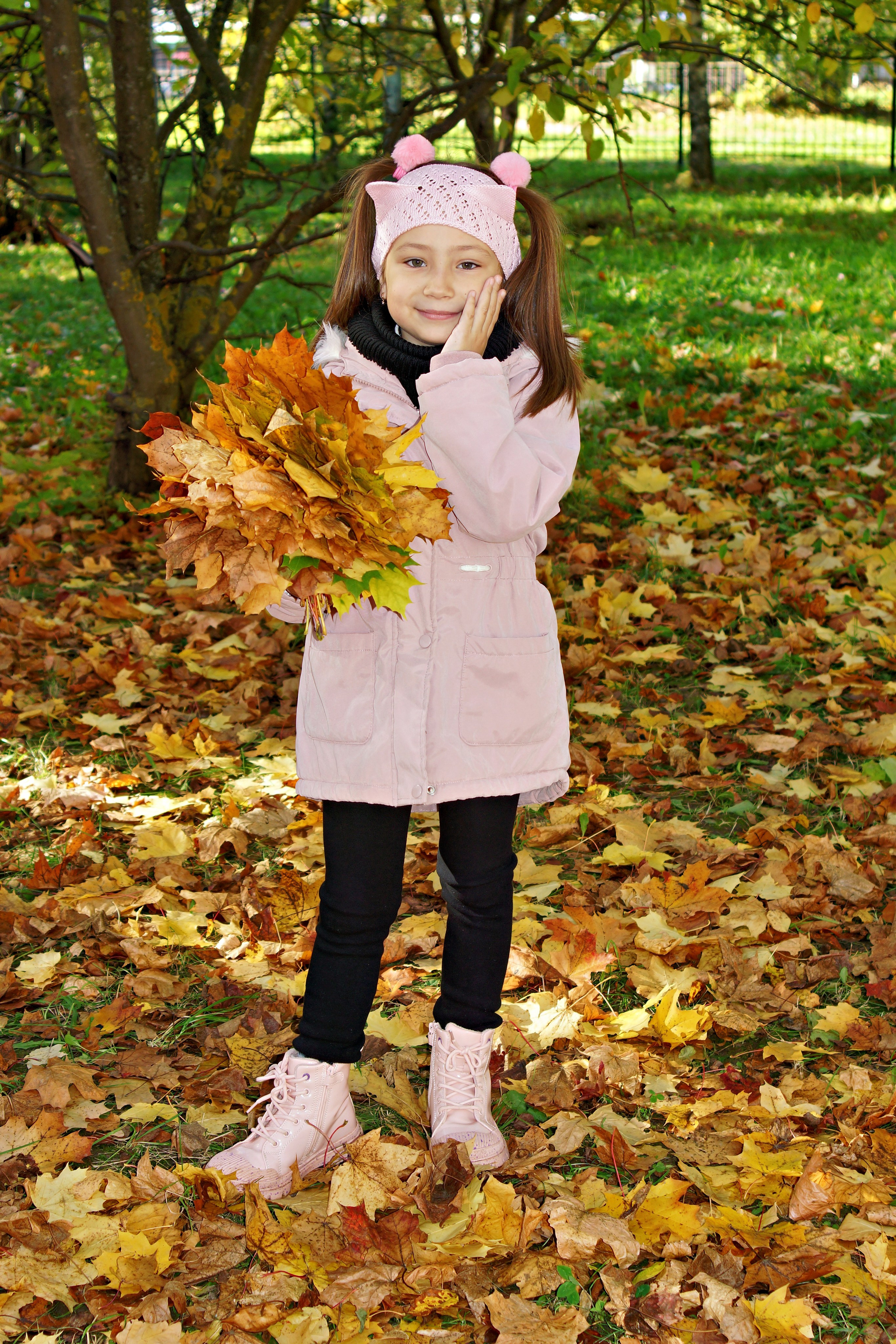 Осенняя фотосессия в детском саду г. Йошкар-Ола