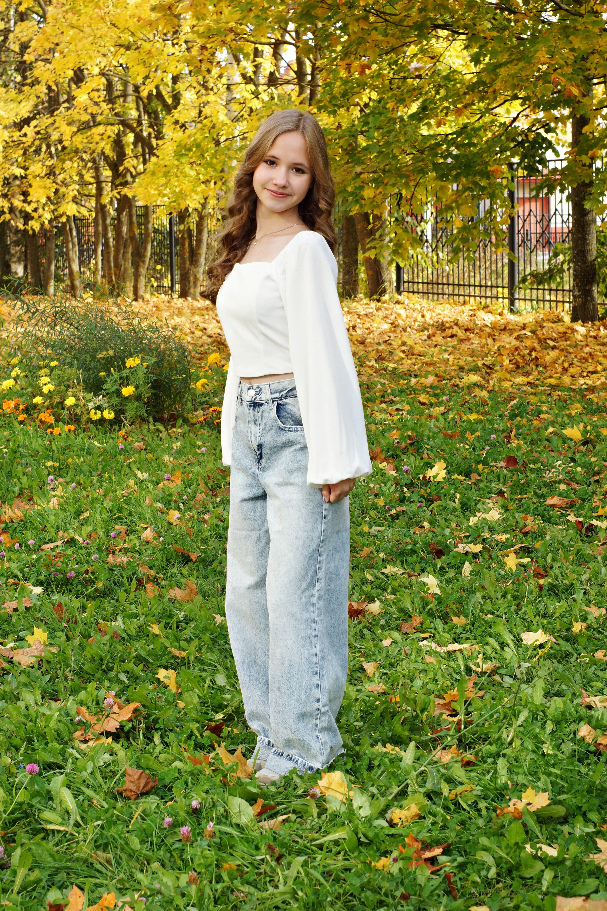 Осенняя фотосессия в школе г. Йошкар-Ола