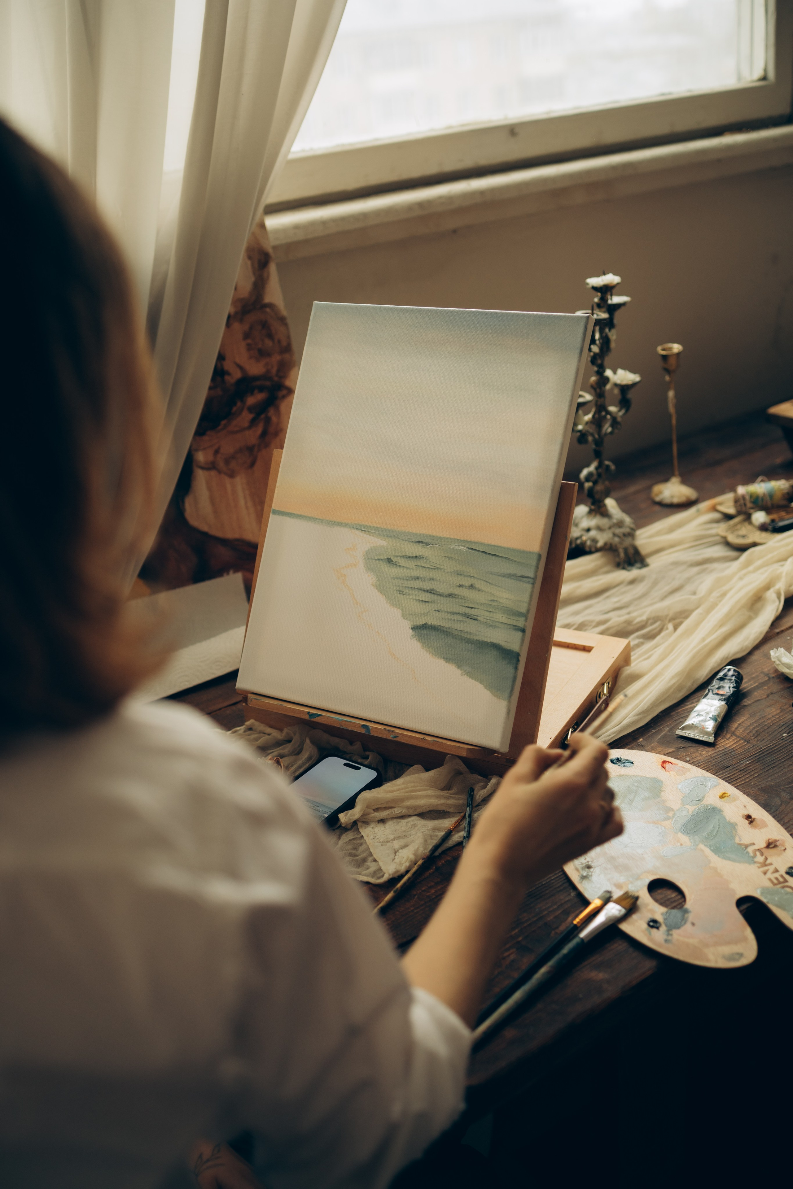 Мастерская художника. Женский фотограф Истра