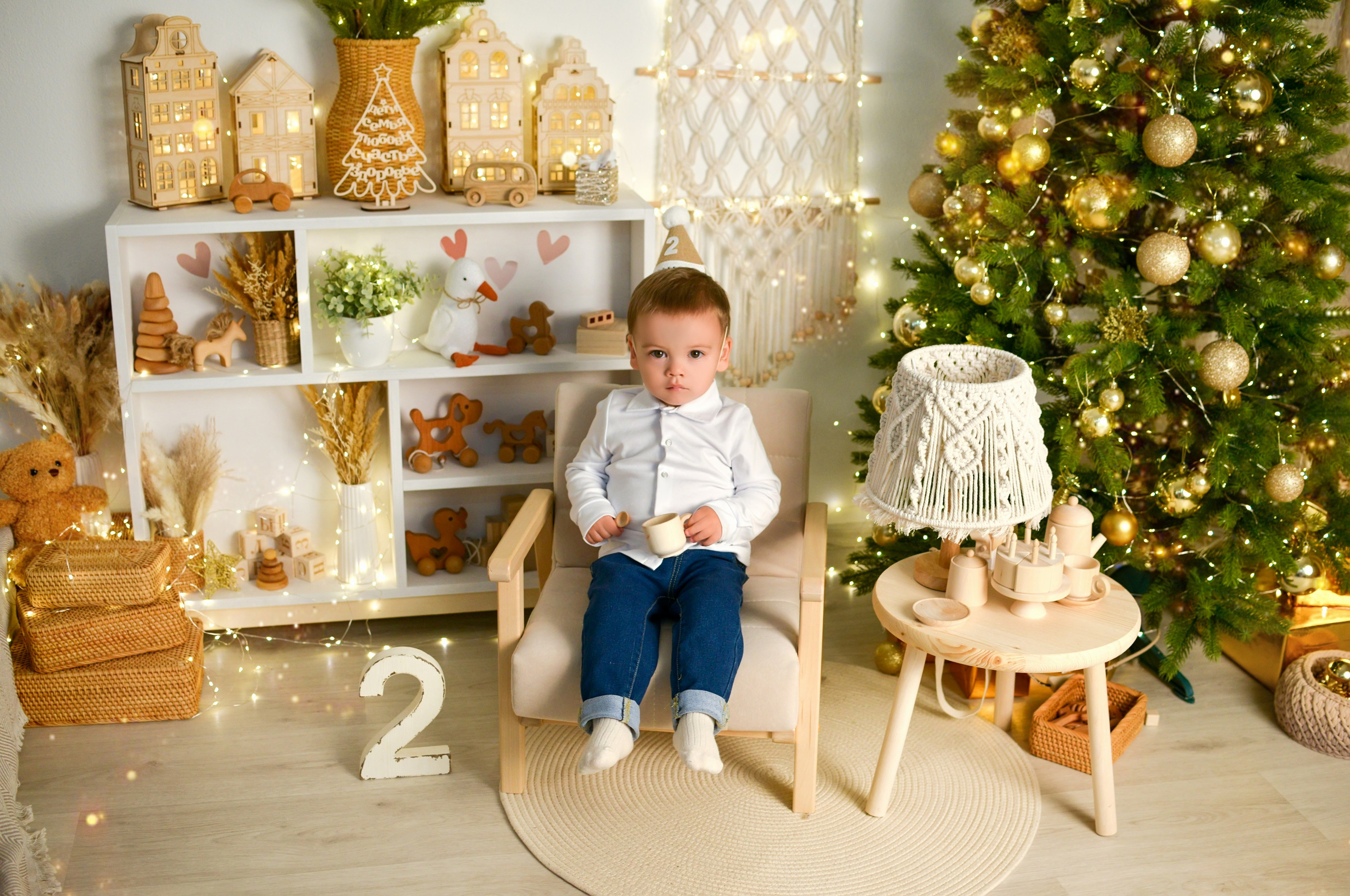 Новогодняя семейная фотосессия в Краснодаре 2023-2024. Фотограф новорожденных Краснодар Малышенко Надежда