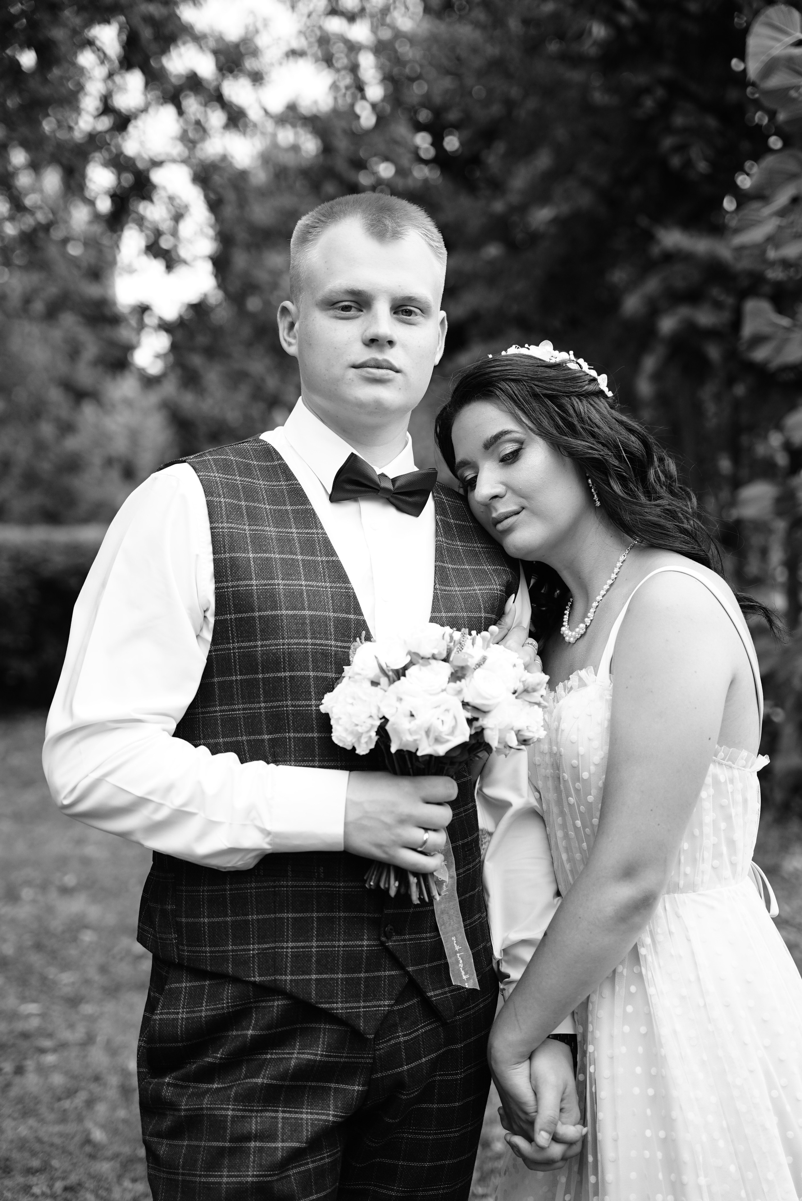 Антон и Маргарита чб. Свадебный фотограф в Самаре Анна Ковалева