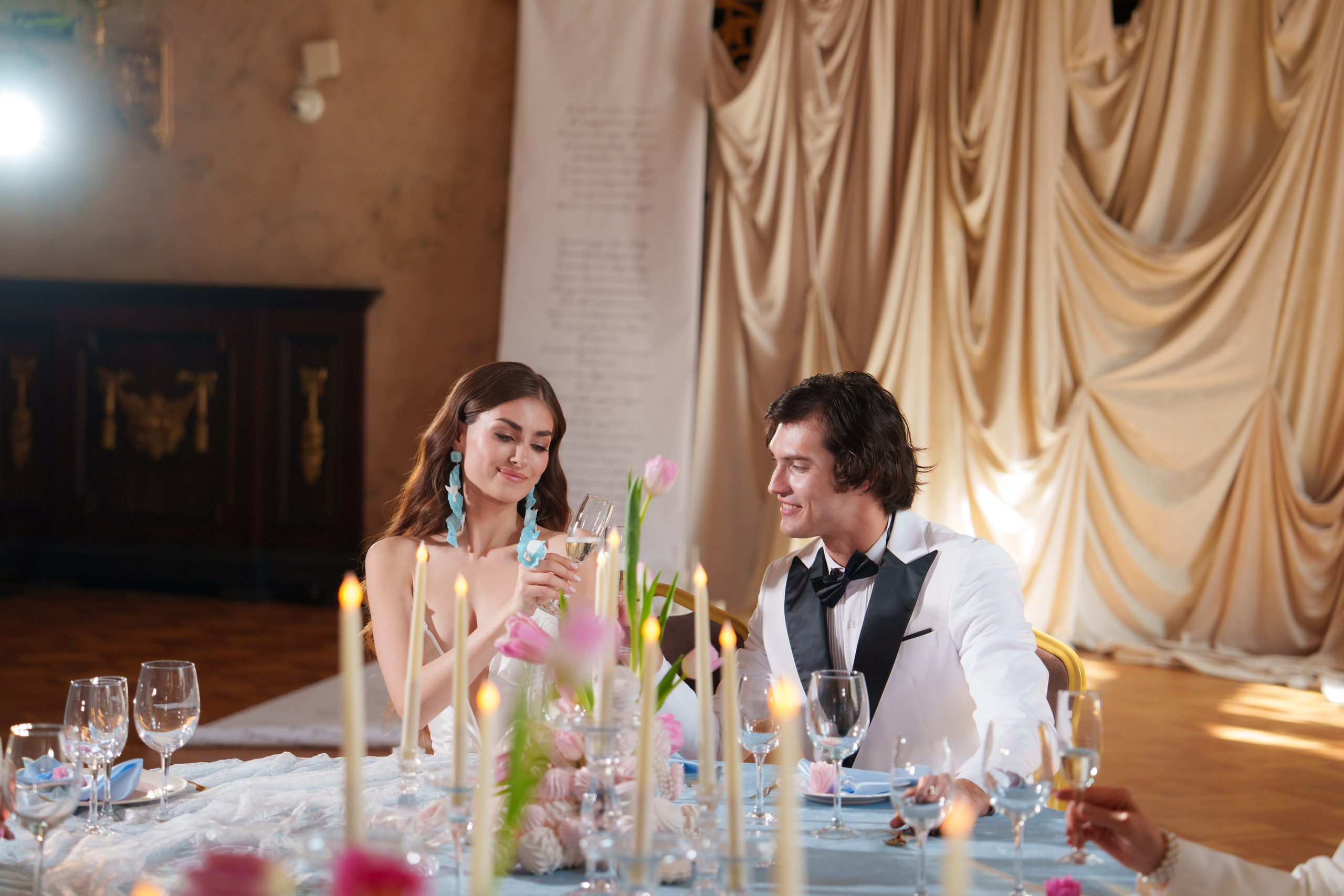 Илья и Алена. Камерный ужин. Свадебный фотограф Москва