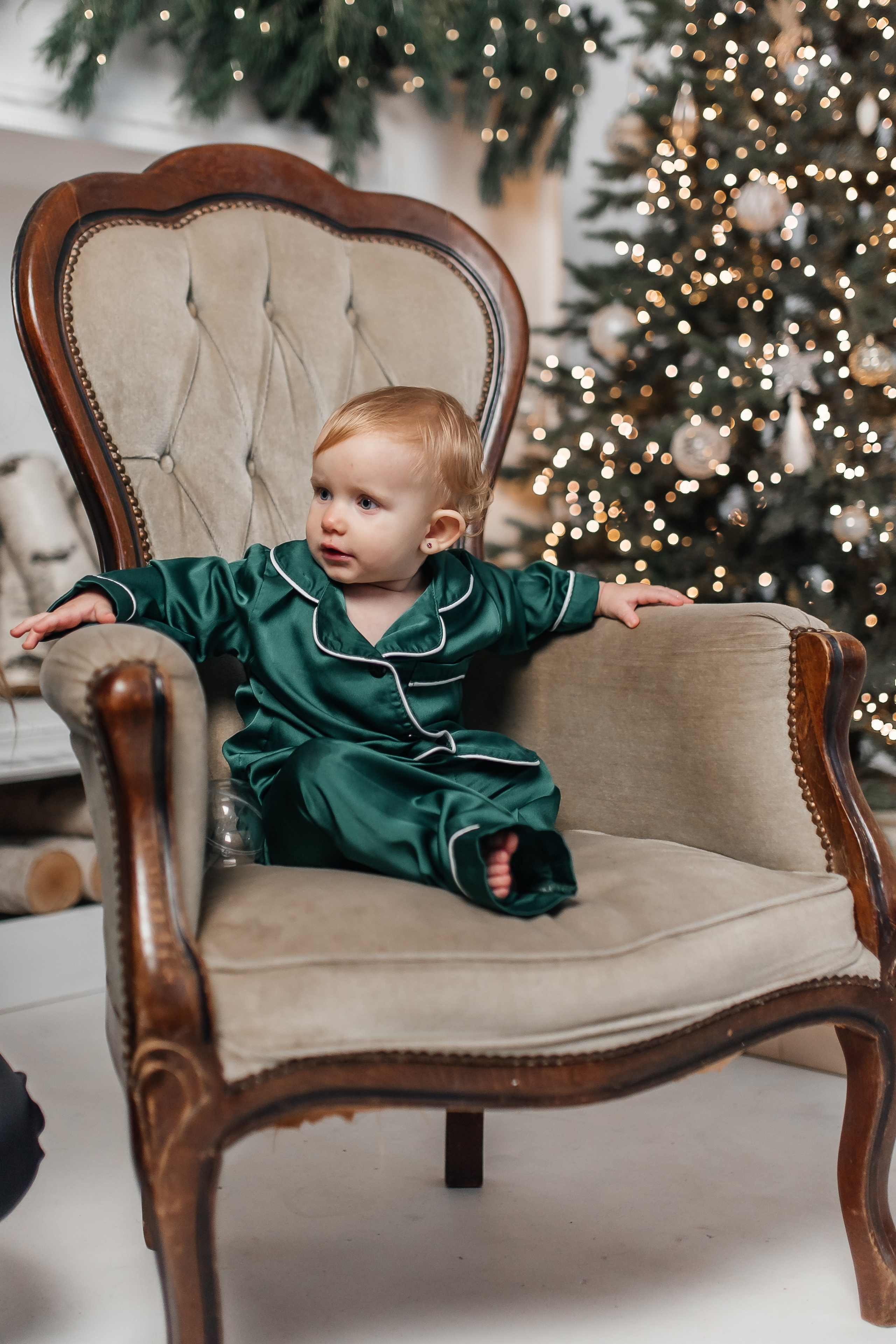Мама, папа, дочь (атласные пижамы). Фотограф в Дзержинске Наташа Баева
