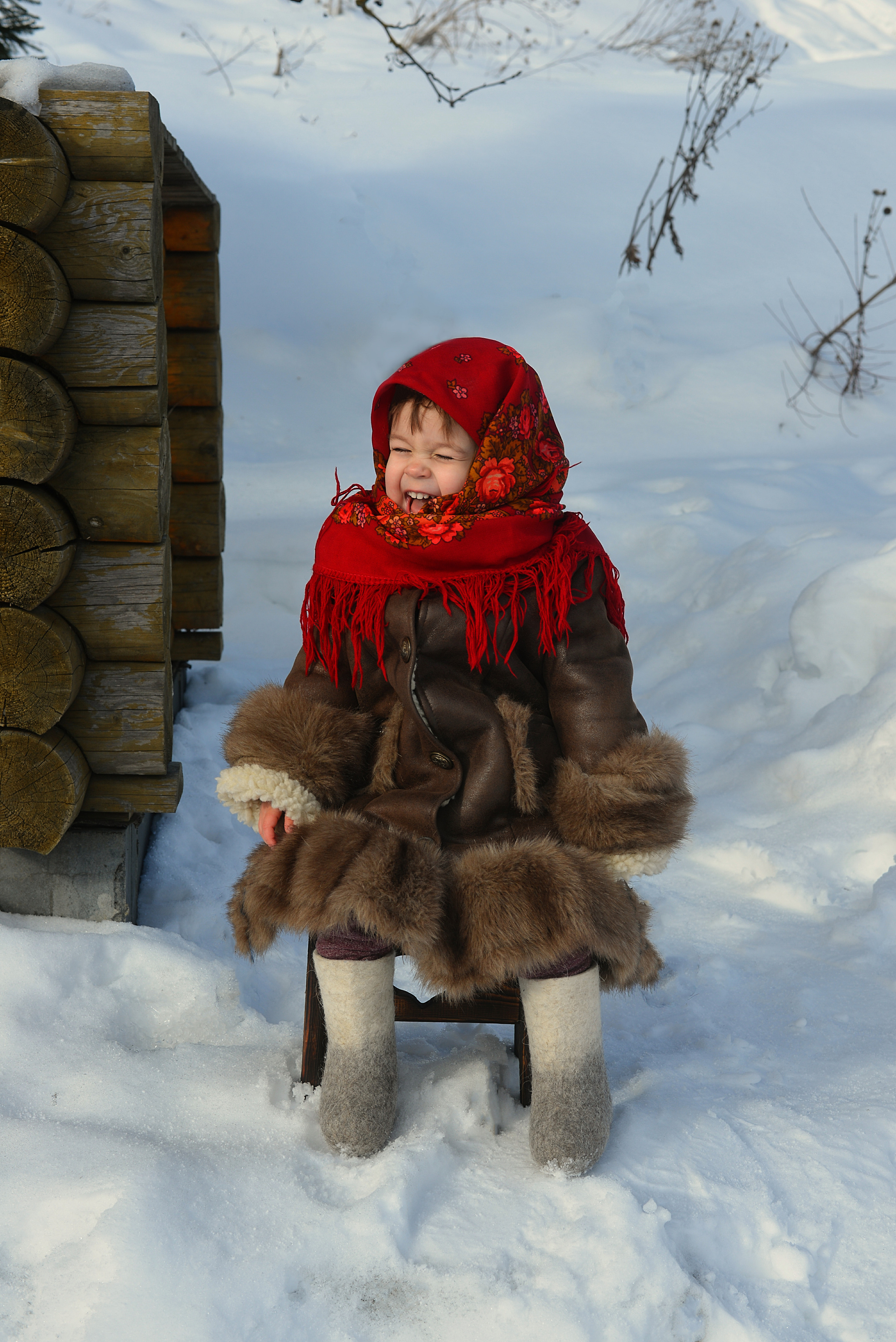 Зимняя сказка малышки Софии. Фотограф Карпова Екатерина в Коломне и области