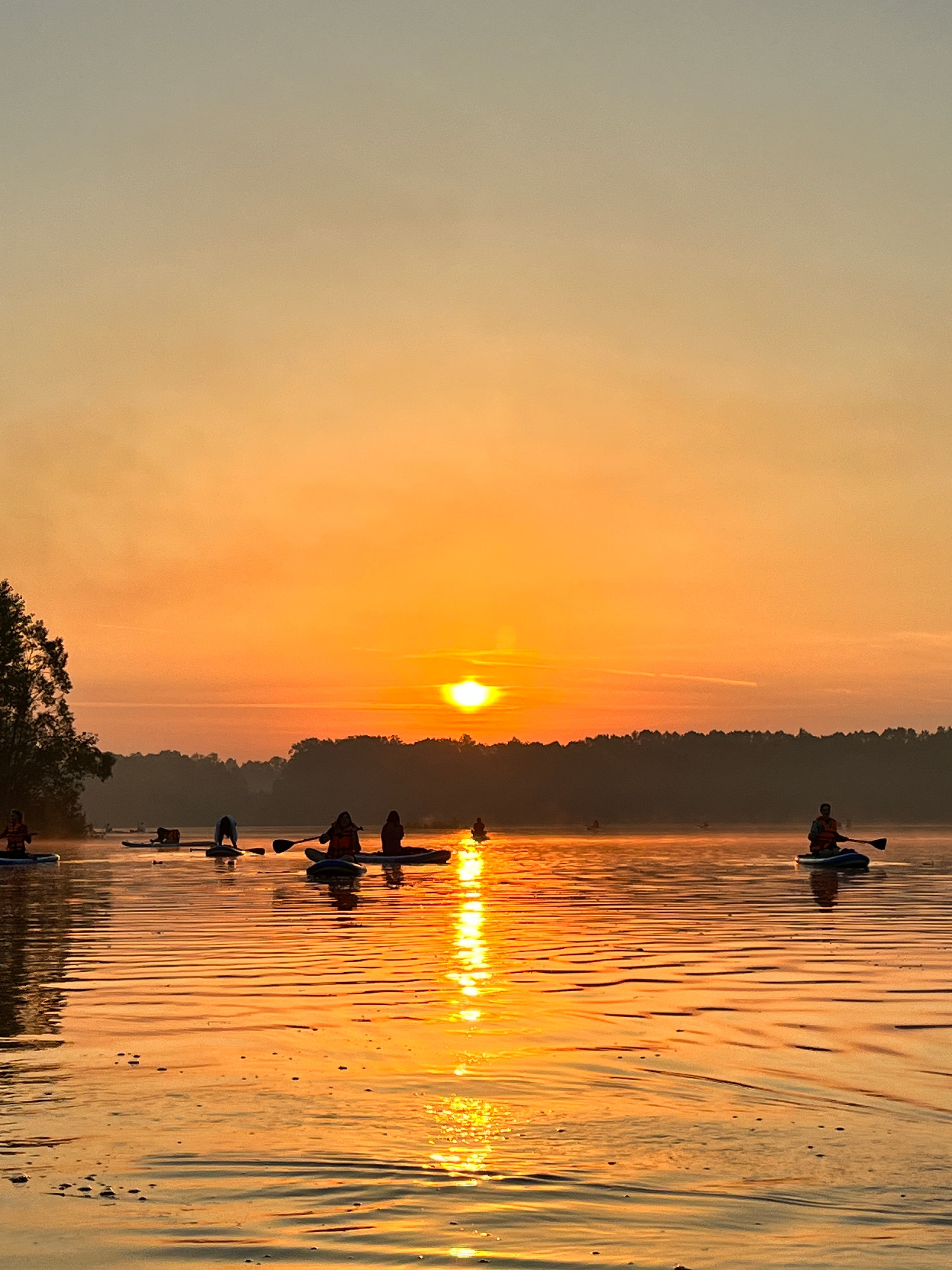 Рассветы на сапбордах в Уфе