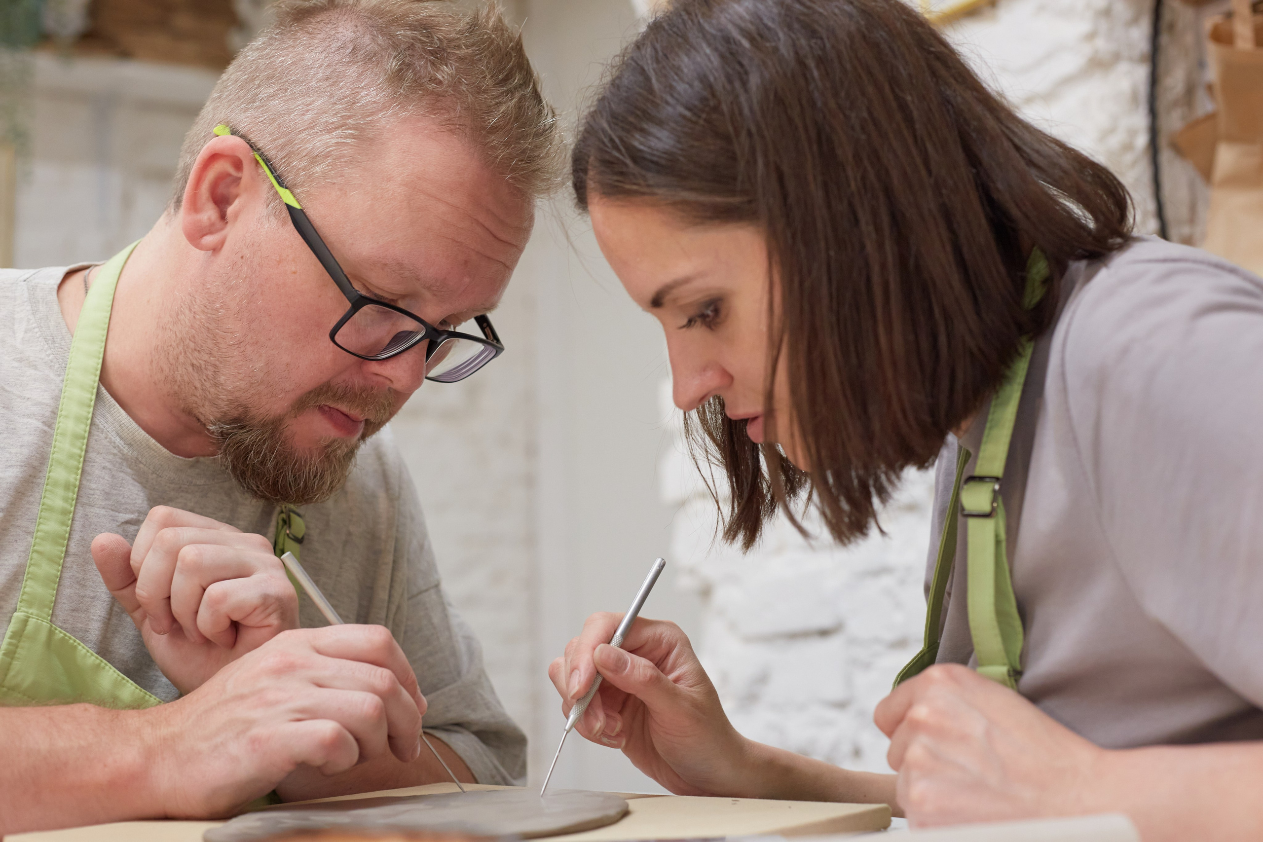 Семья в гончарной мастерской. Budanovaphoto.ru