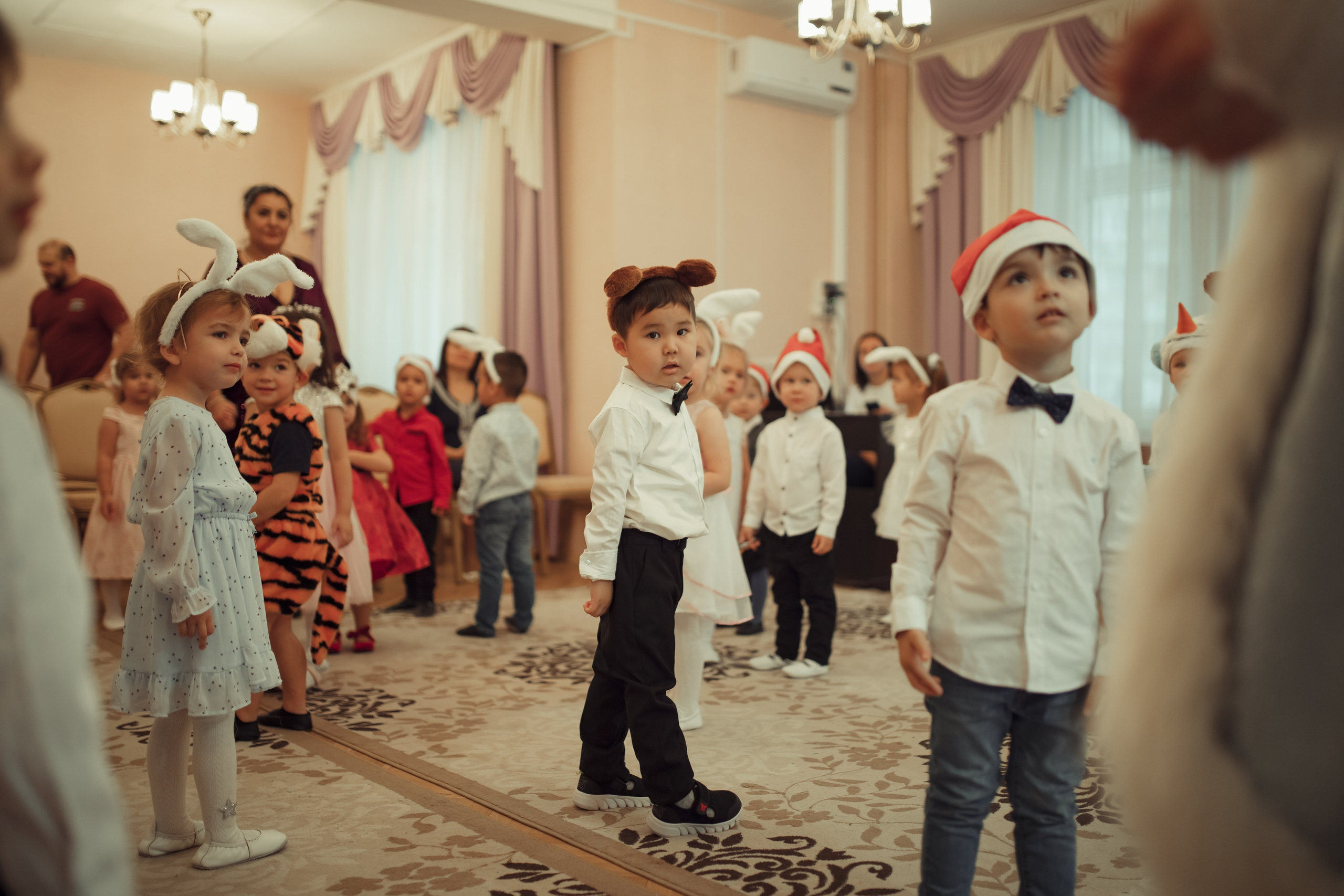 Новогодний утренник в детском саду. Семейный и детский фотограф в Москве Дорогова Екатерина