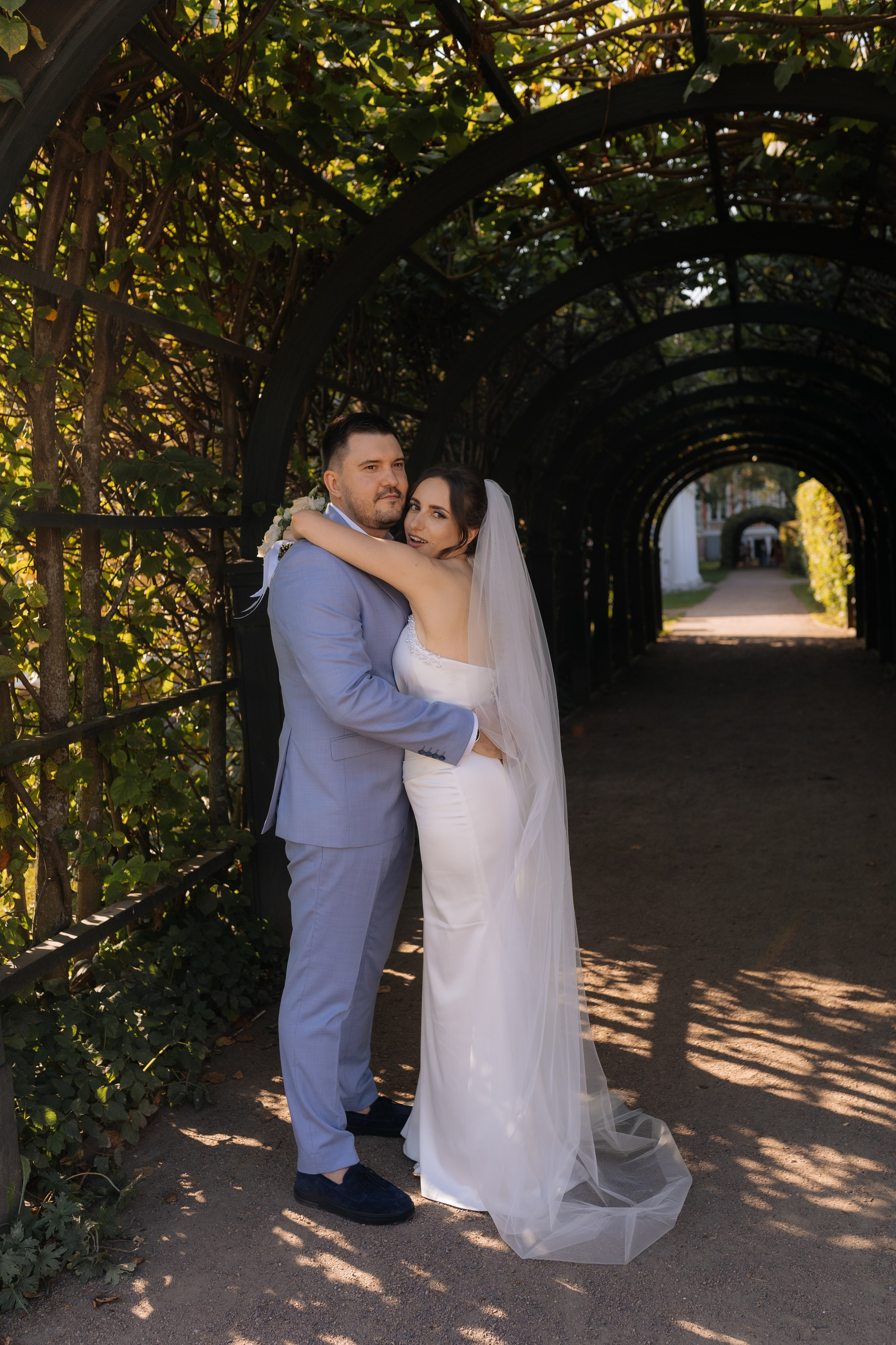 Свадебная фотосессия в Москве, парк Кусково. Свадебный фотограф в Москве Анна Полушина