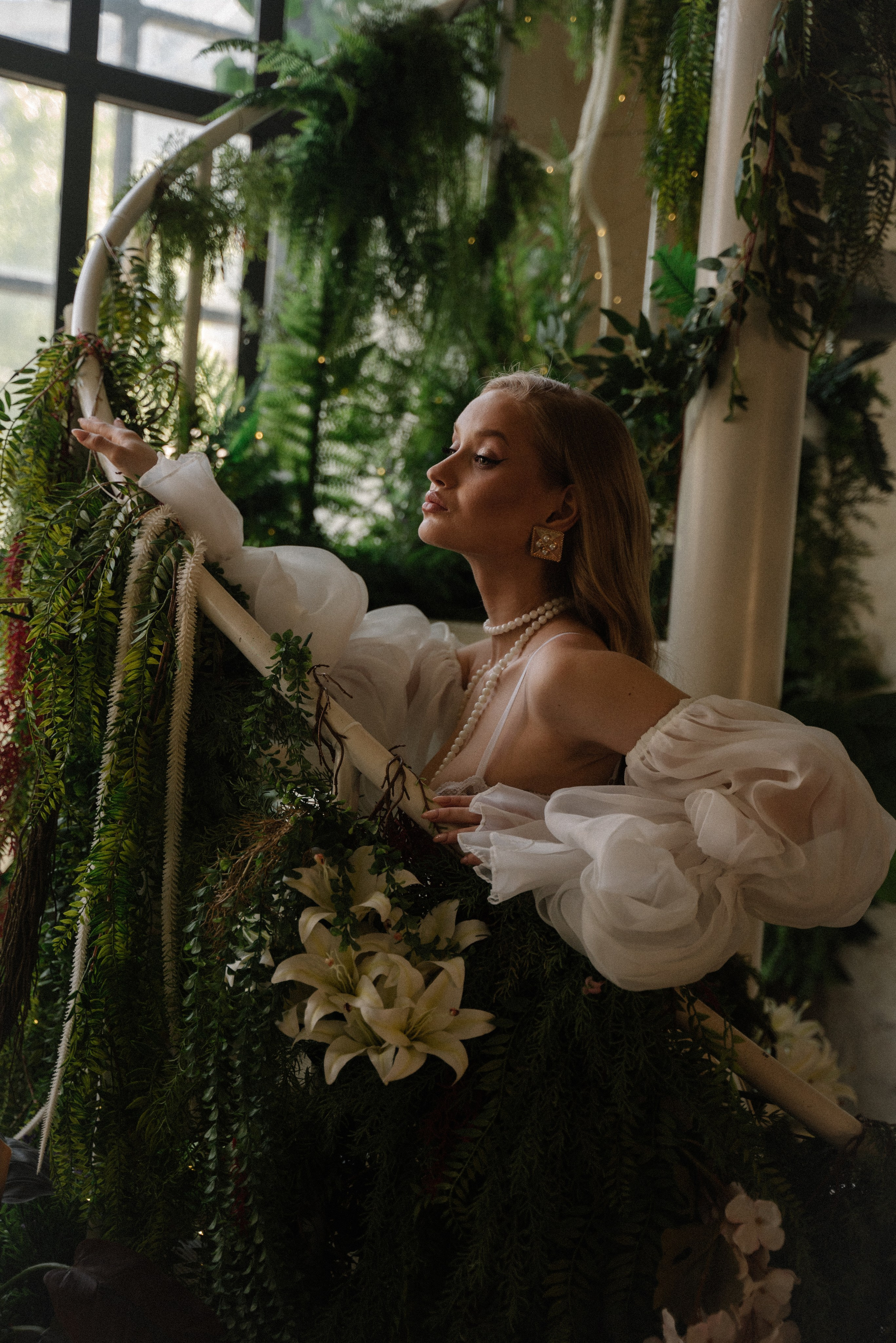 Невеста на пикнике в замке