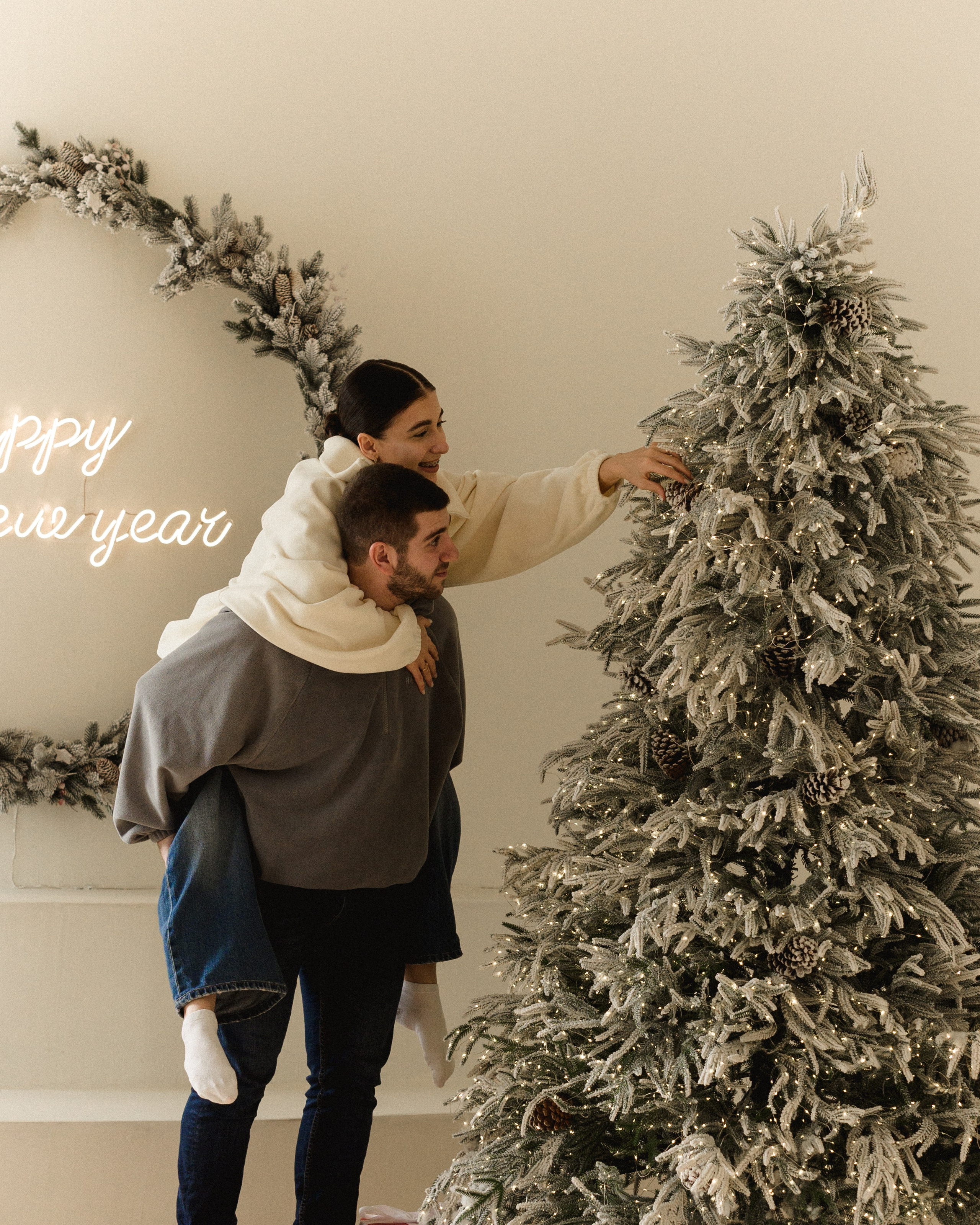 Лав стори новогодняя в студии Modo