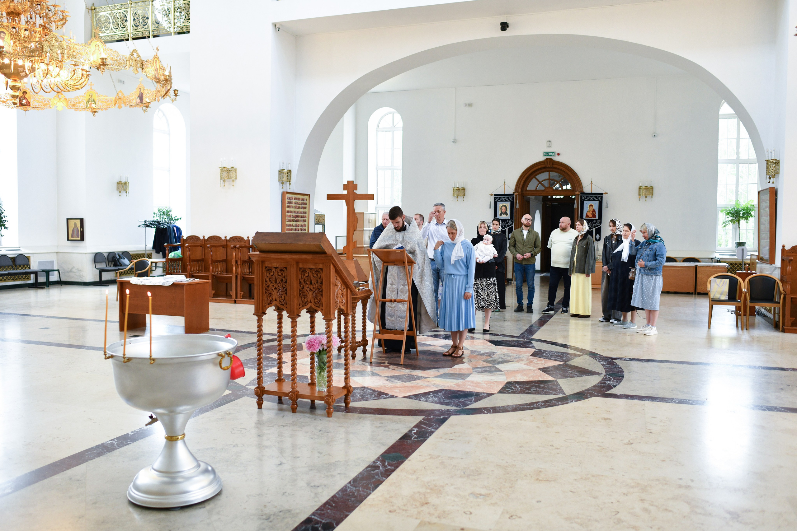 Крещение Александры. Свадебный и портретный фотограф в Москве Галина Борисова
