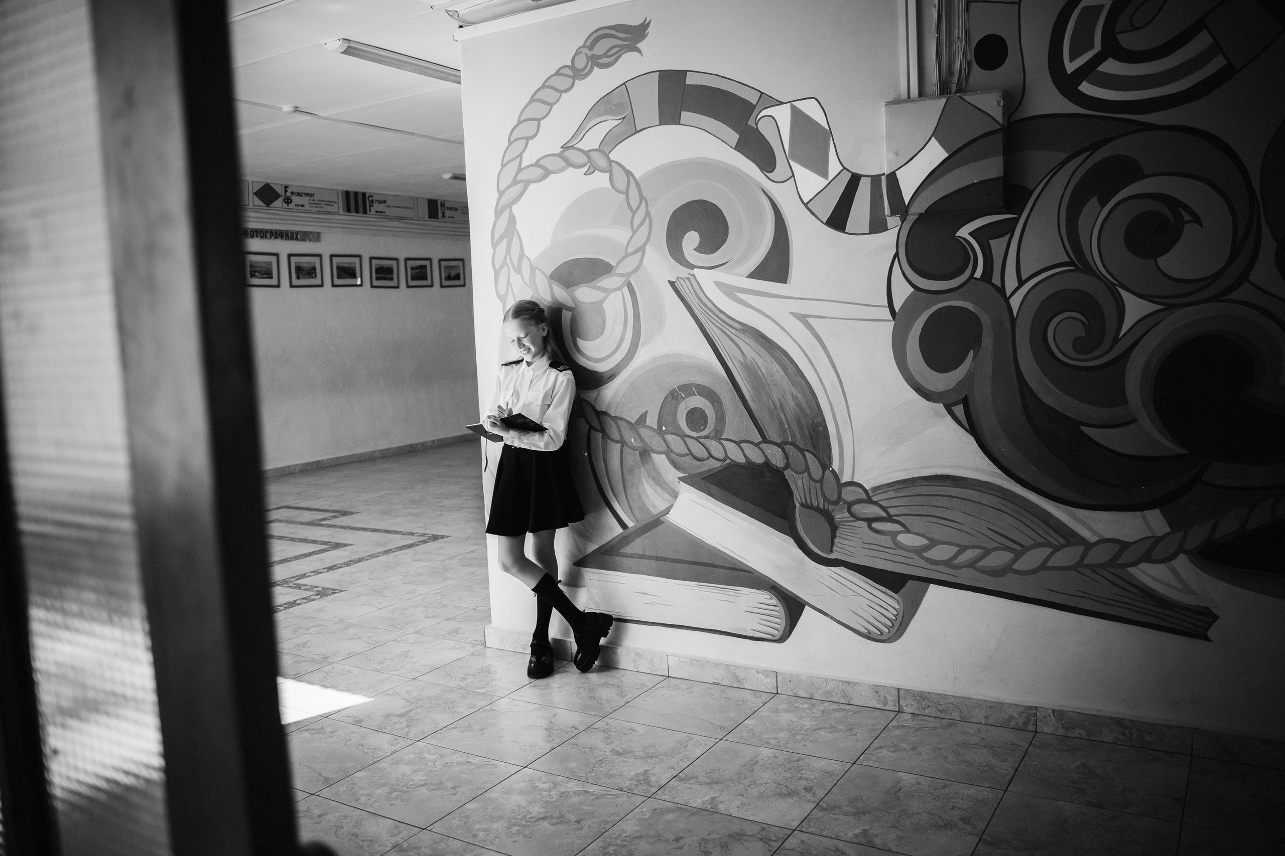 Юля, День в школе. Выпускные альбомы, школьные фотосессии в городе Новороссийске