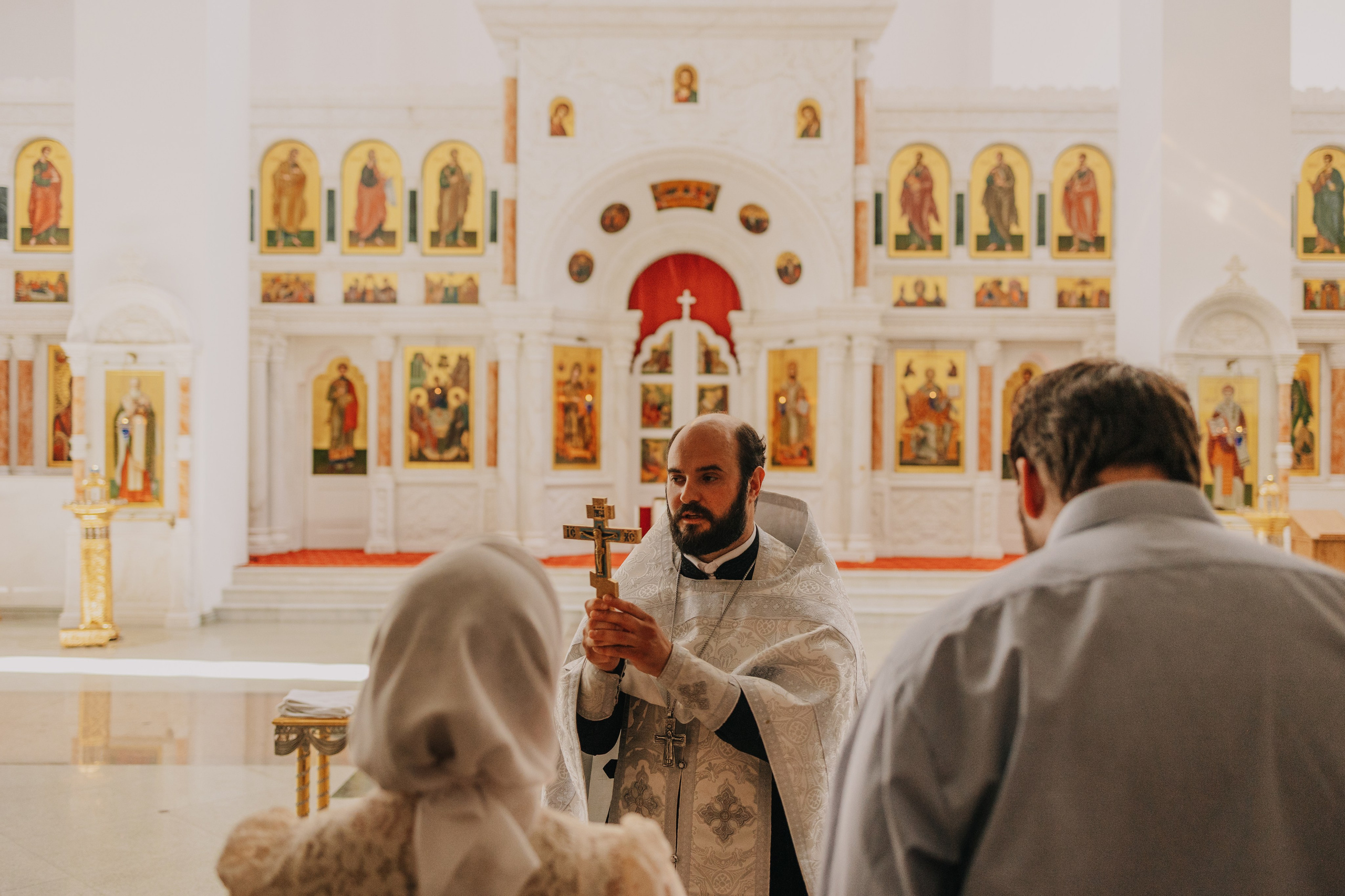 Крещение фотосессия: Общий вид храма, где проходила съемка крещения.