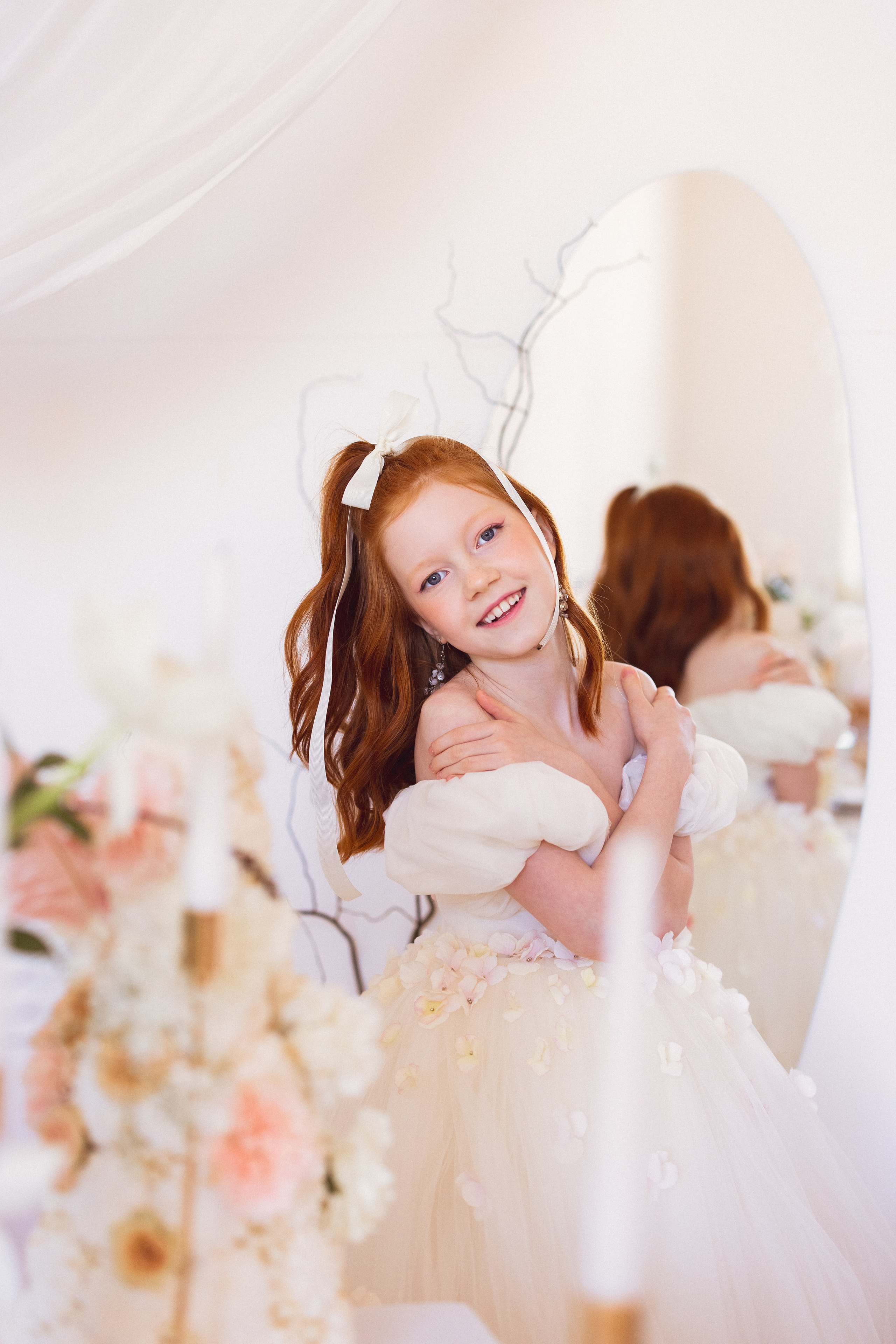 Фотосессия с живыми цветами в фотостудии г. Краснодар. Семейный и детский фотограф в Краснодаре Анна Трашкова