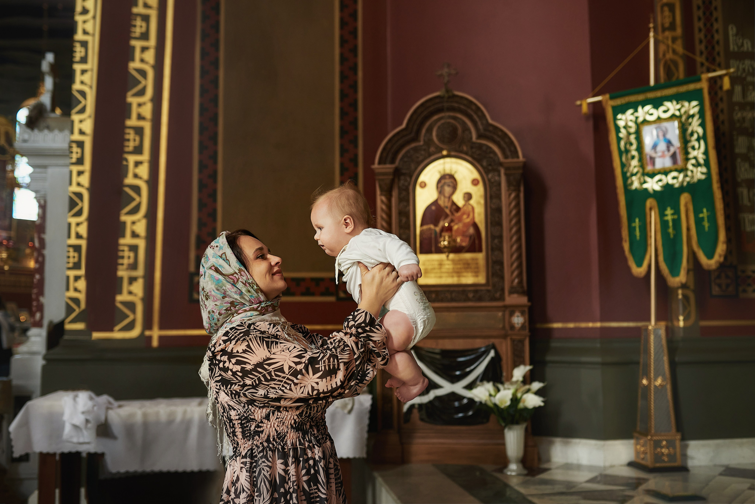 Двойное крещение в Новочеркасском соборе. Семейный фотограф в Ростове-на-Дону Татьяна Литвинова