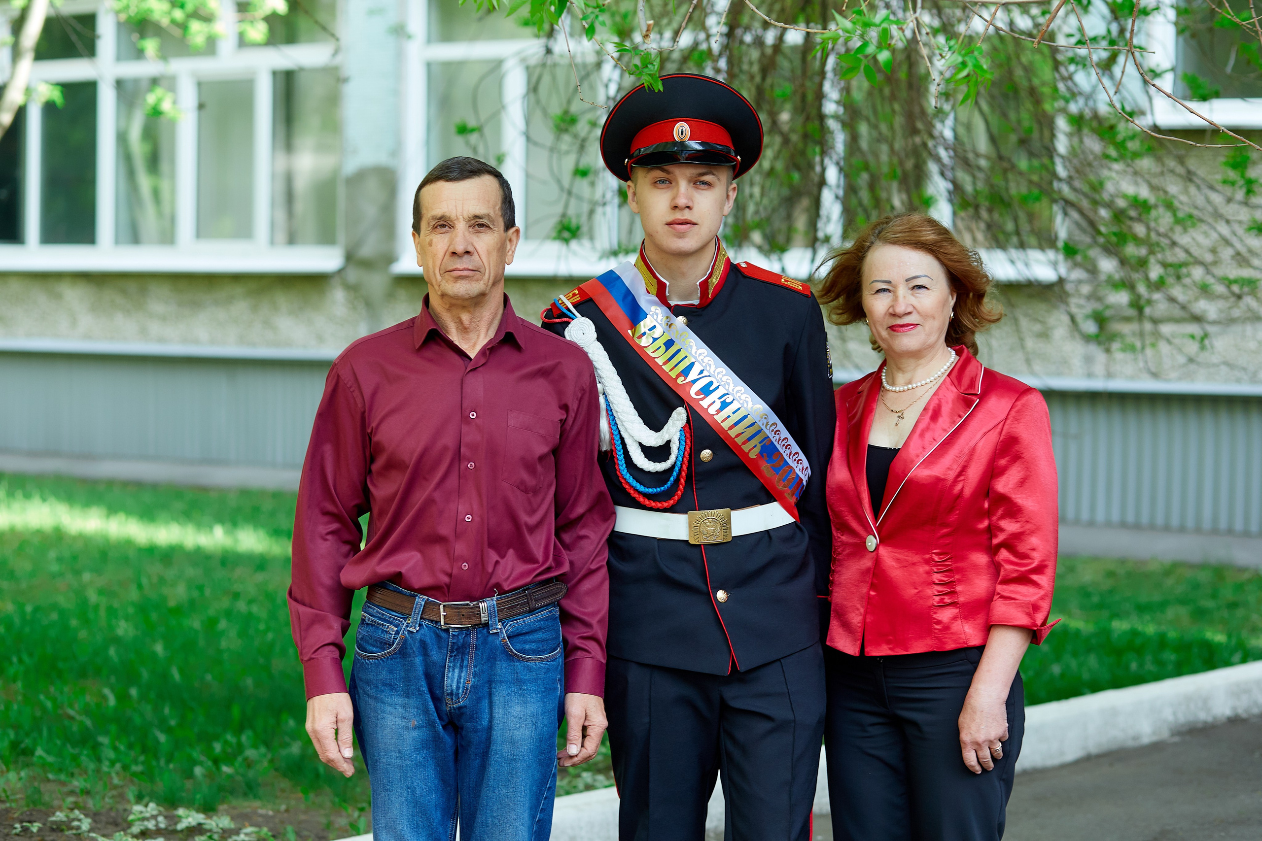 Кадеты последний звонок. Фотограф Вячеслав Фарунин