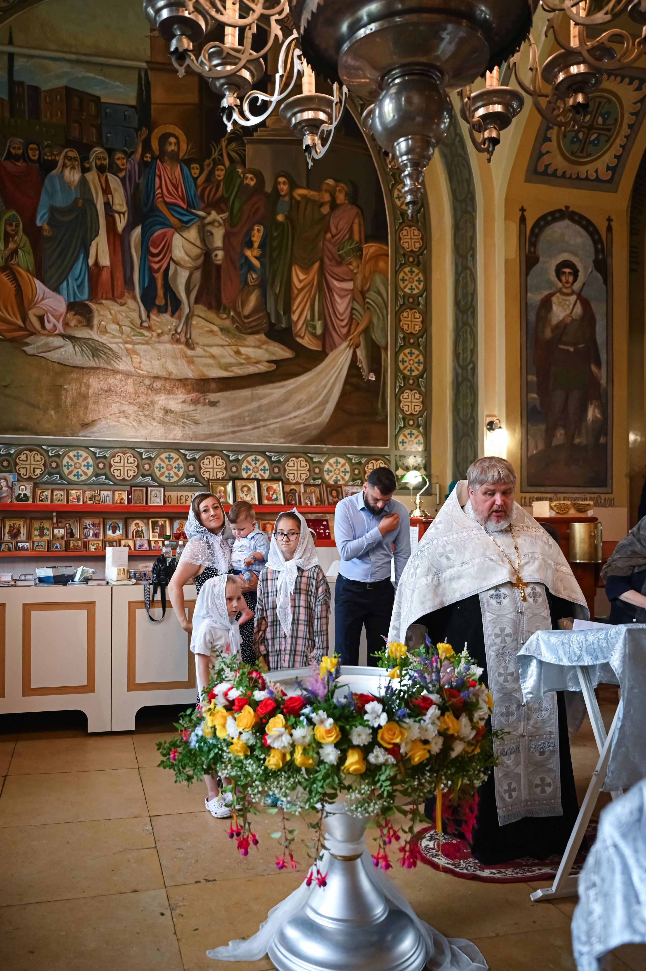 Крещение Владимира, Полины Вероники. Семейный фотограф в г. Воскресенск Наталия Молева