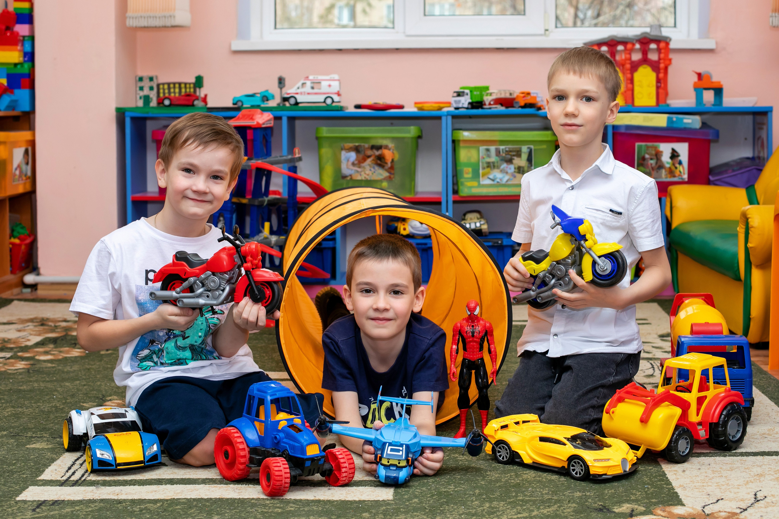 Съемка в детском саду. Выпускные фотокниги