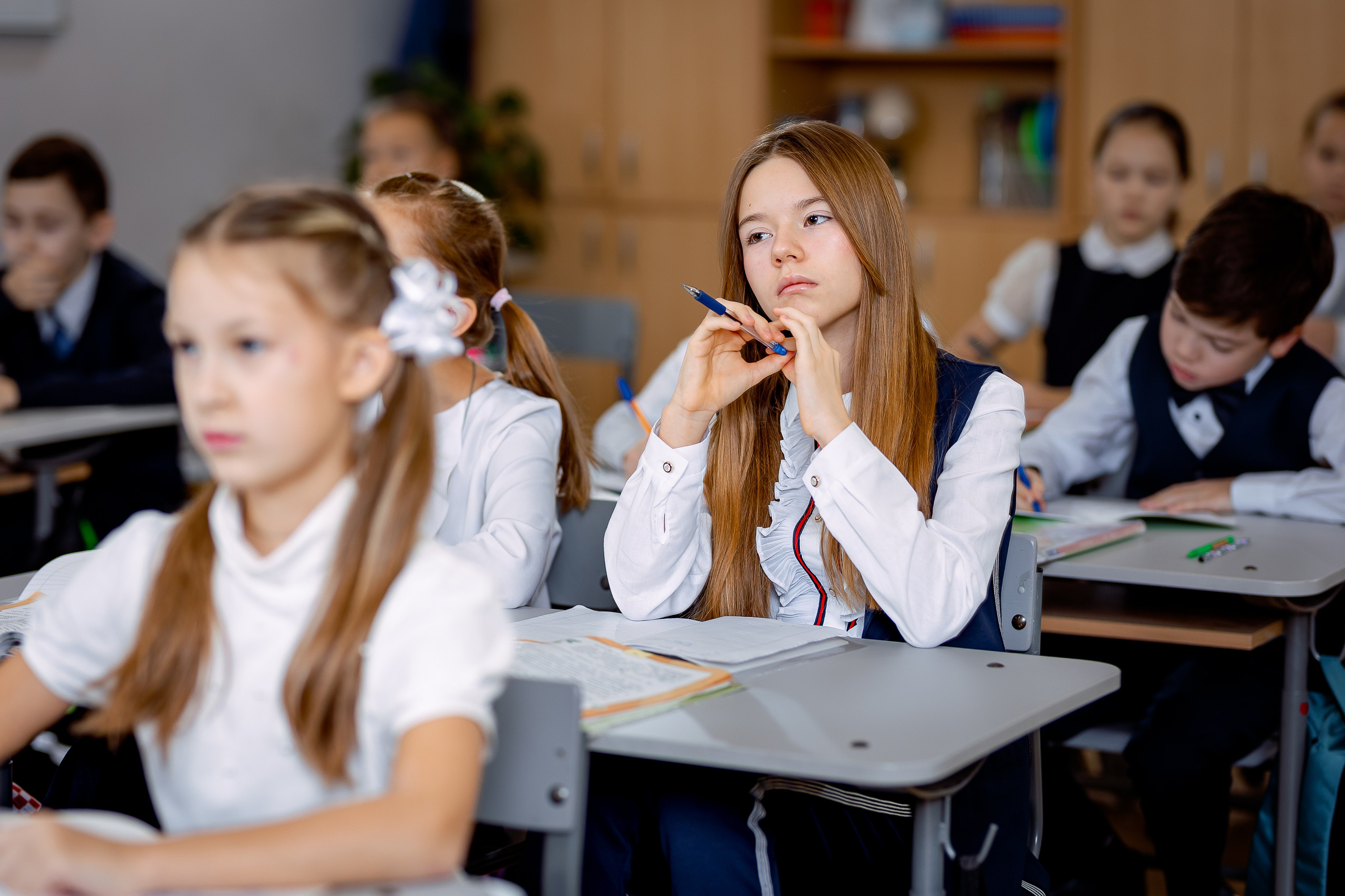 Репортаж на уроках. Семейный и детский фотограф Комина Елена, Власиха, Одинцово