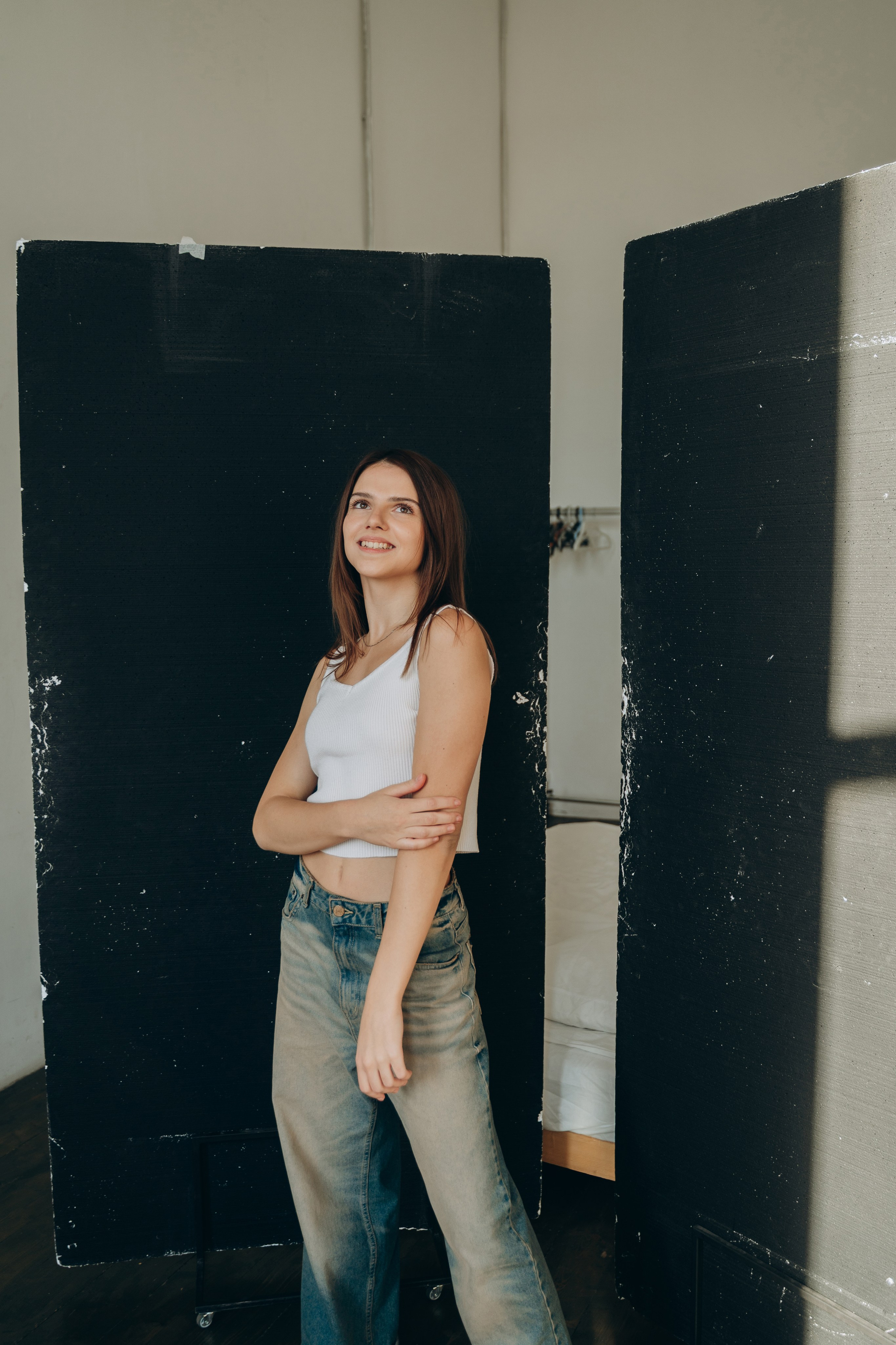 Настя. Модельные тесты. Фотограф Москва Виктория-Антуанетта