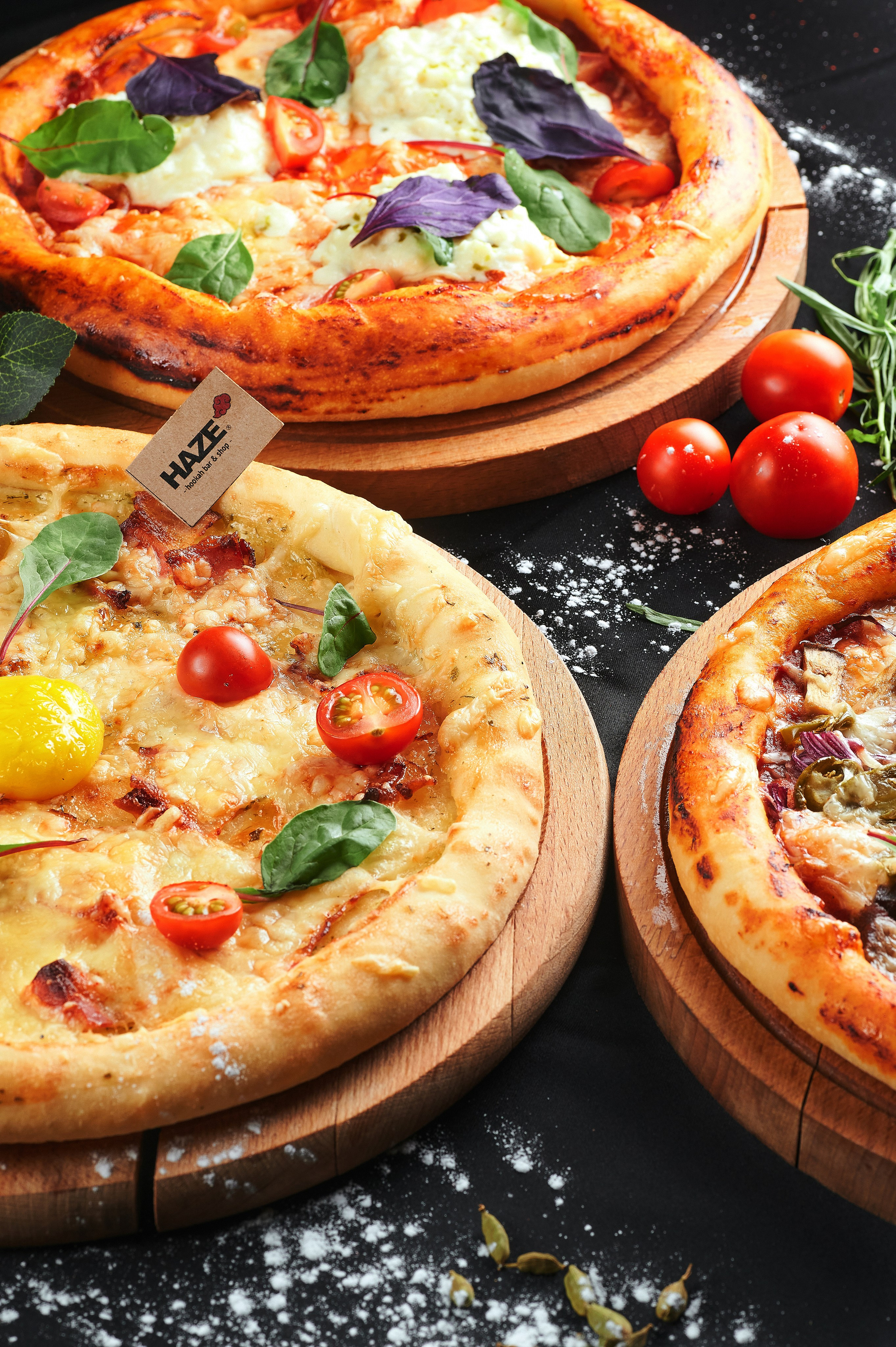 Профессиональная фотосъёмка пиццы для сети пиццерий в Екатеринбурге. 