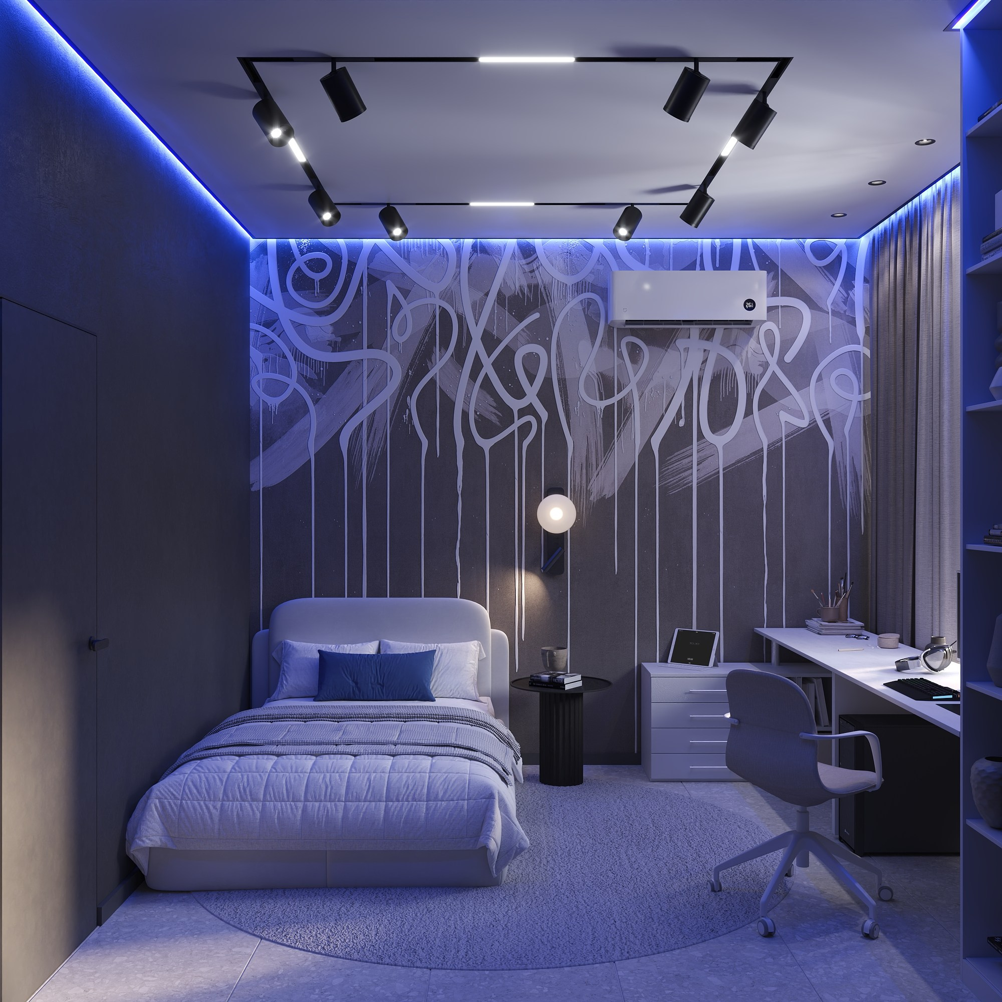 Пос. Береговой жилой дом 135 м². БК студия дизайна интерьера