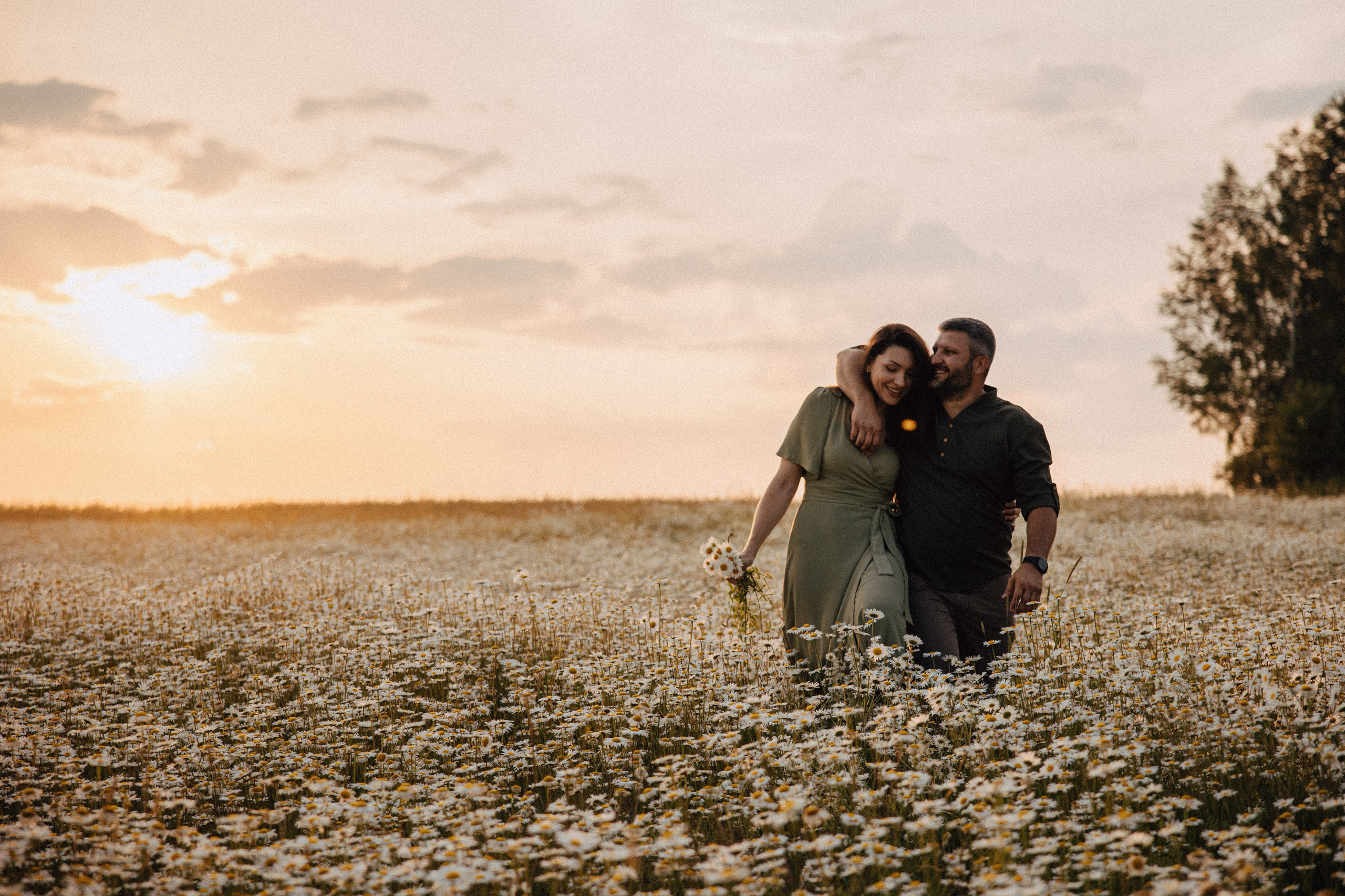 Ромашковое поле. Семейный и свадебный фотограф в Москве Вероника Жибинова