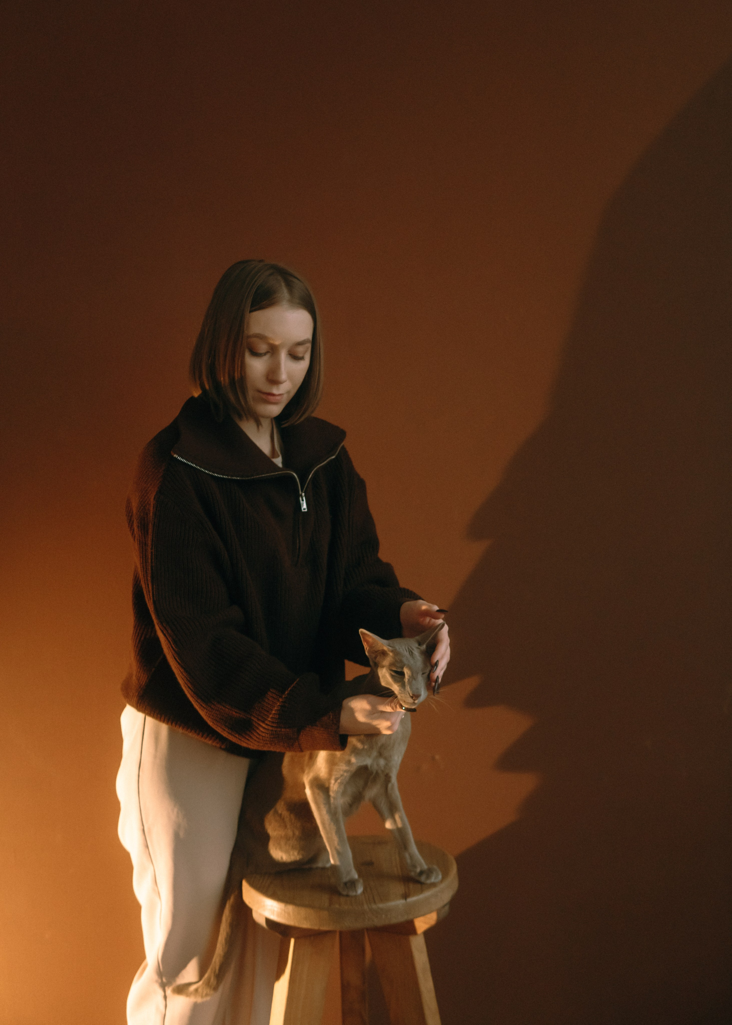 Амина, Булат и Орион. Фотограф-анималист Ксения Воробьева, Москва