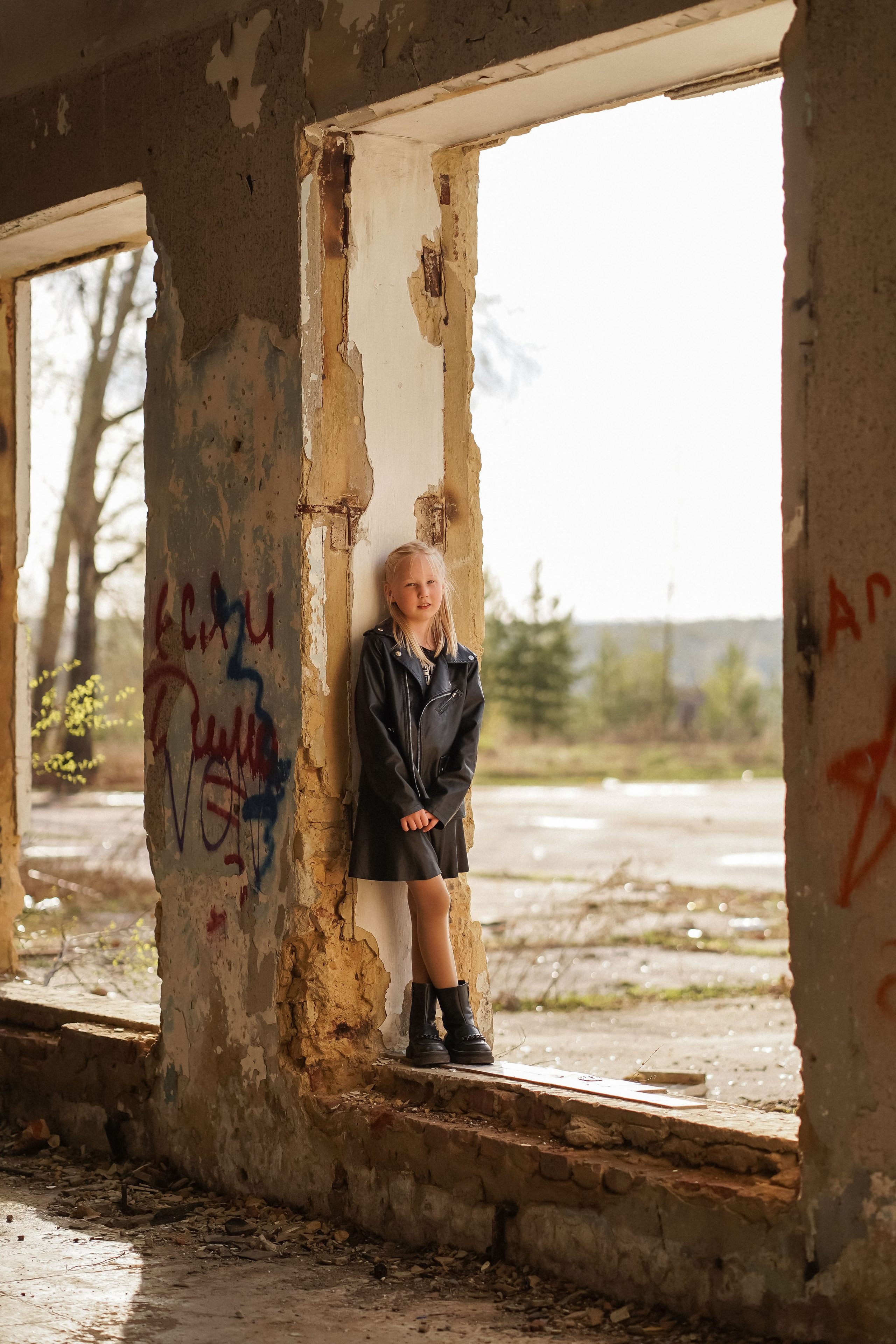 Фотосъемка детей на заброшке. Детский и семейный фотограф в Давлеканово Волкова Вероника