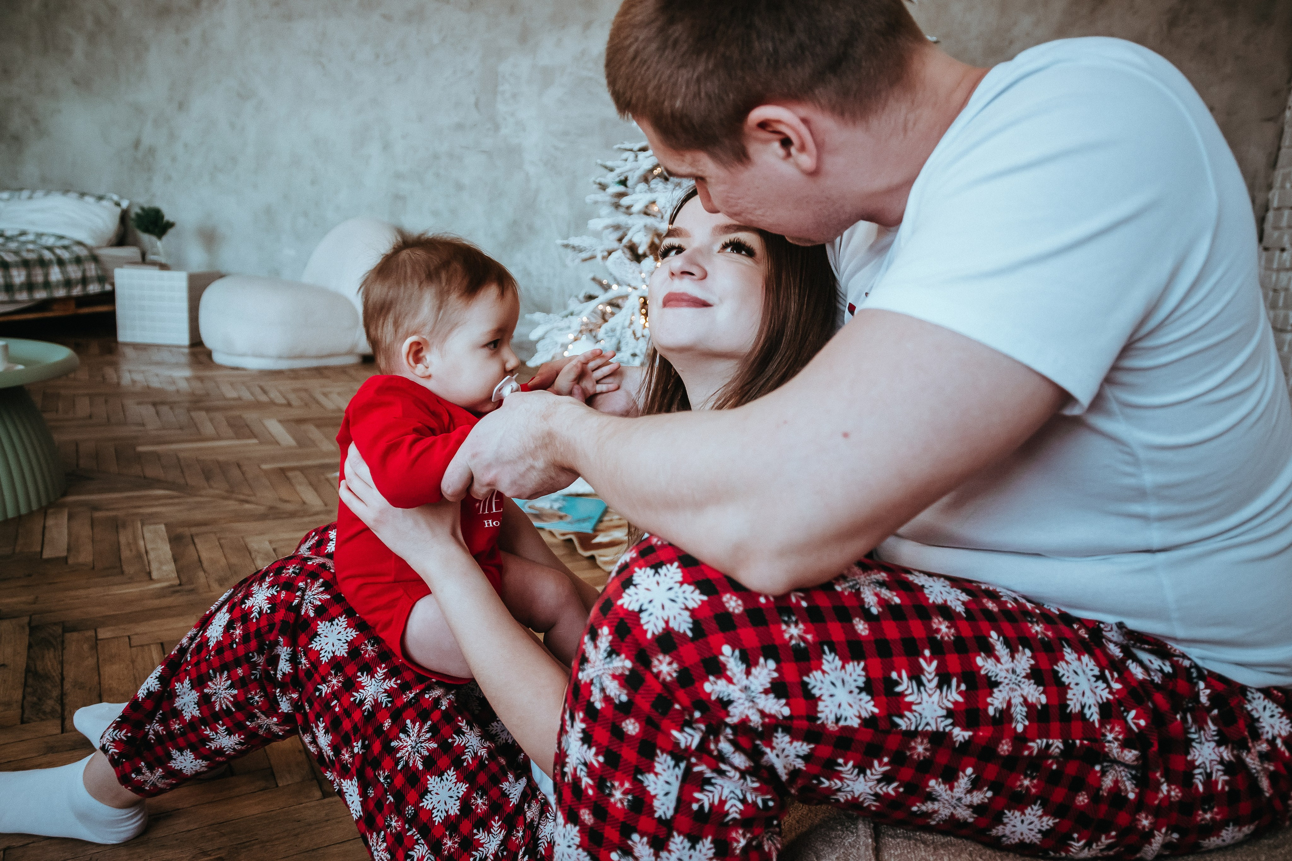 Новогодняя семейная фотосессия Кемерово