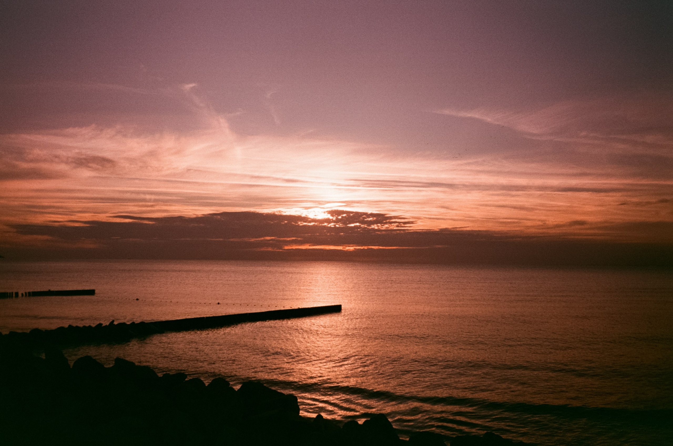 Закаты Зеленоградск, Светлогорск / Ricoh MF-1 / Konica Centuria 400