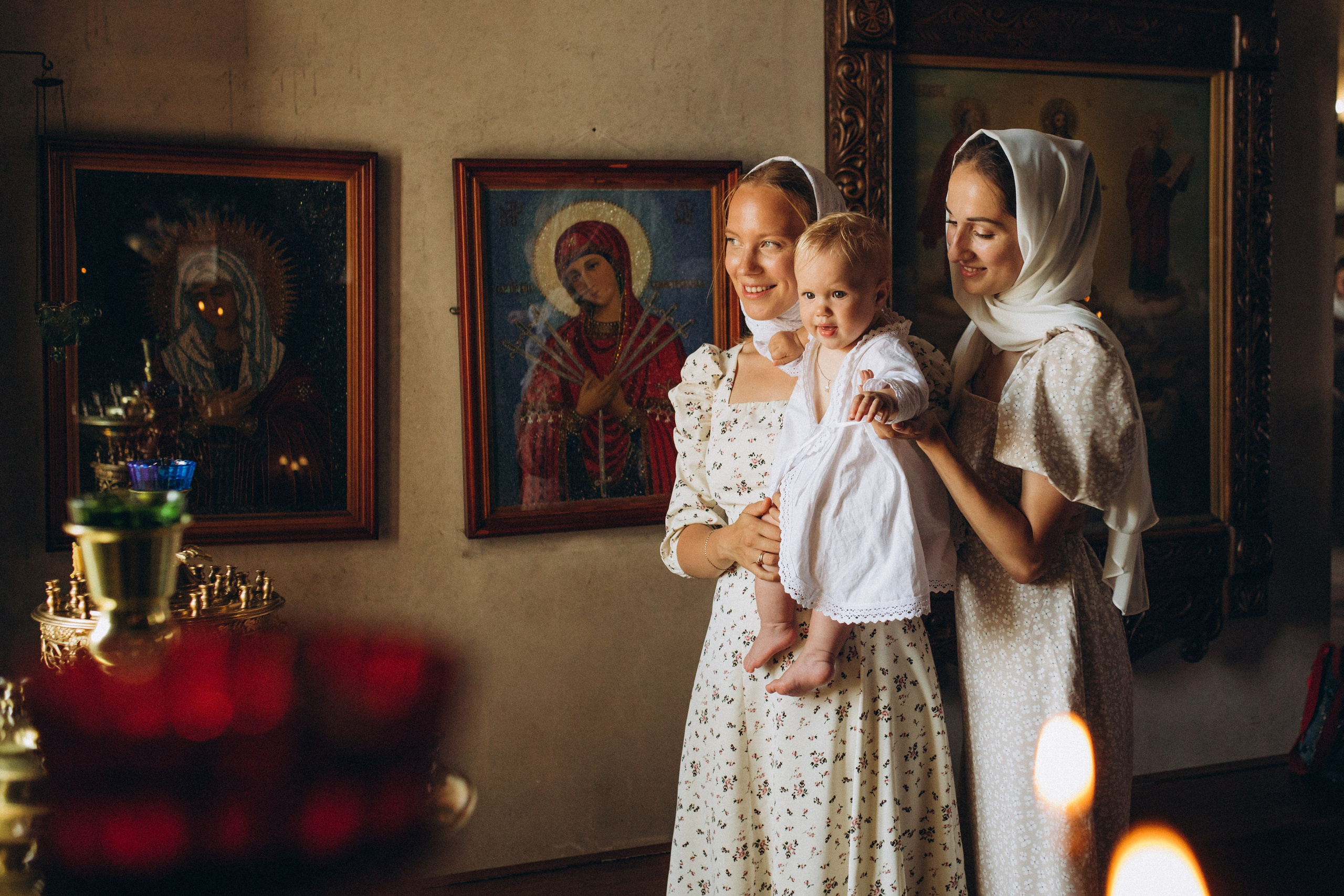 Крещение Марии. Семейный фотограф в Обнинске