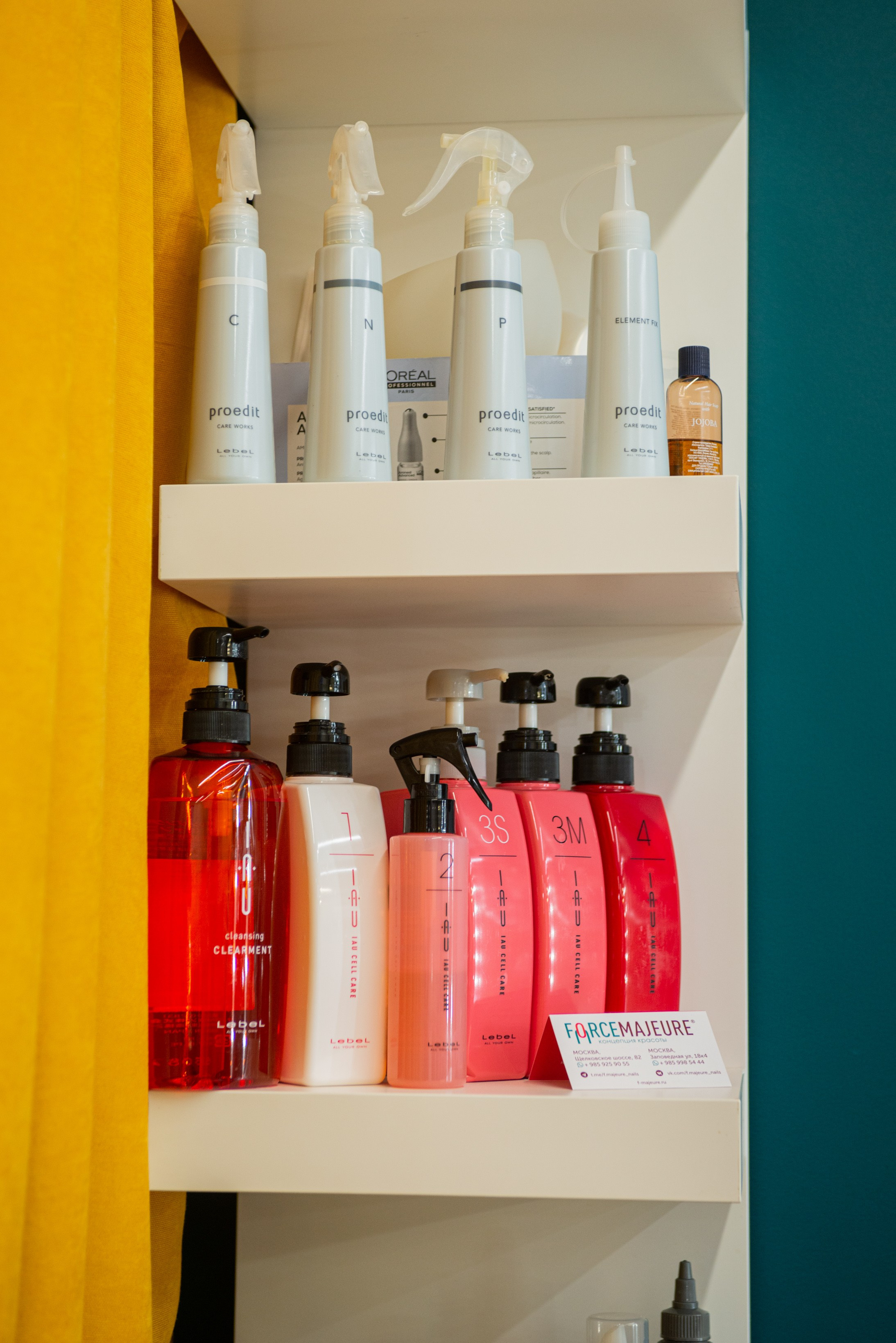 Интерьерная фотосъёмка салонов красоты Force Majeure. Репортажный и персональный фотограф в Москве