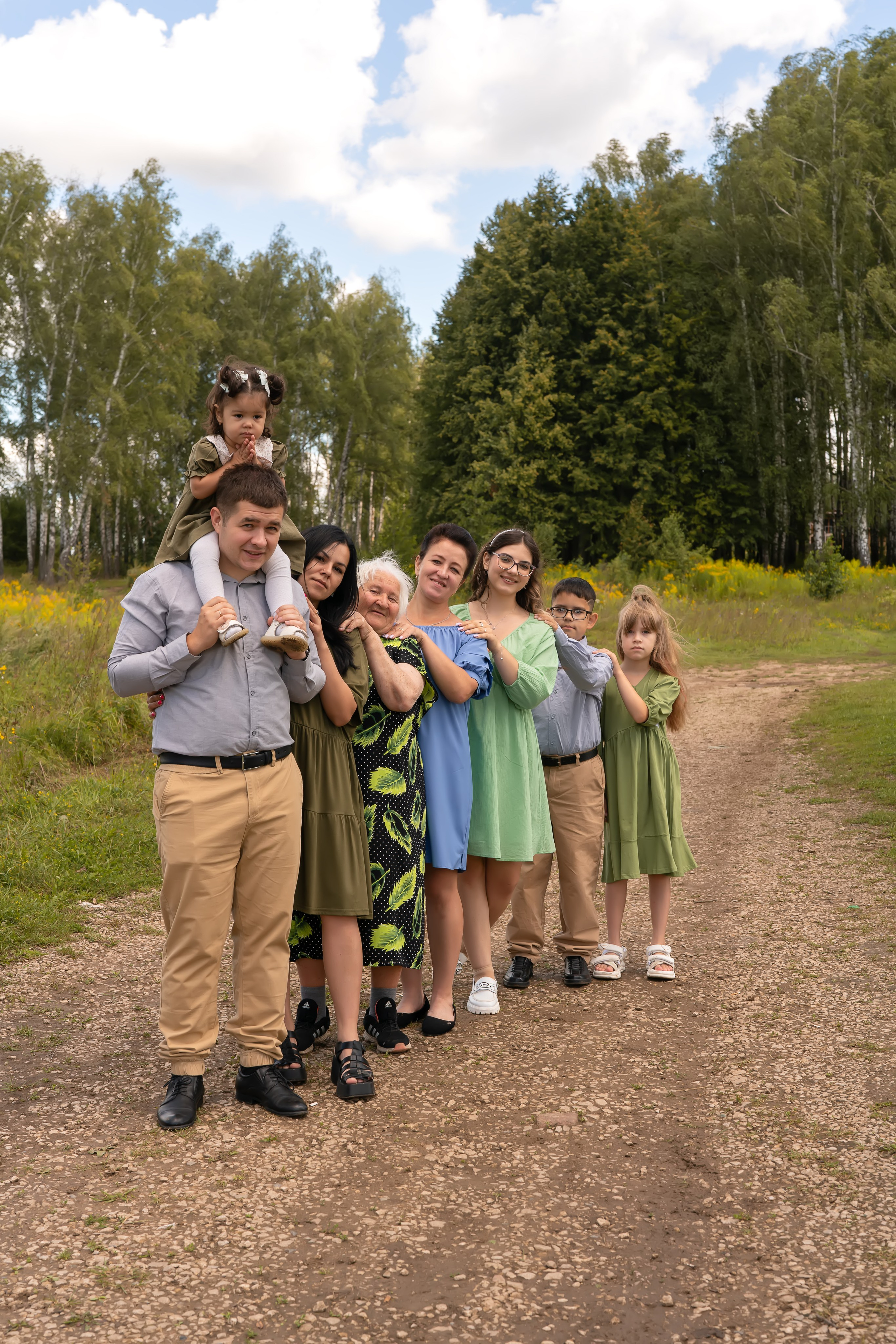 Съемка большой семьи Жанны и Андрея. Семейный и детский фотограф Тула Ясногорск Тульская область Надежда Кукушкина