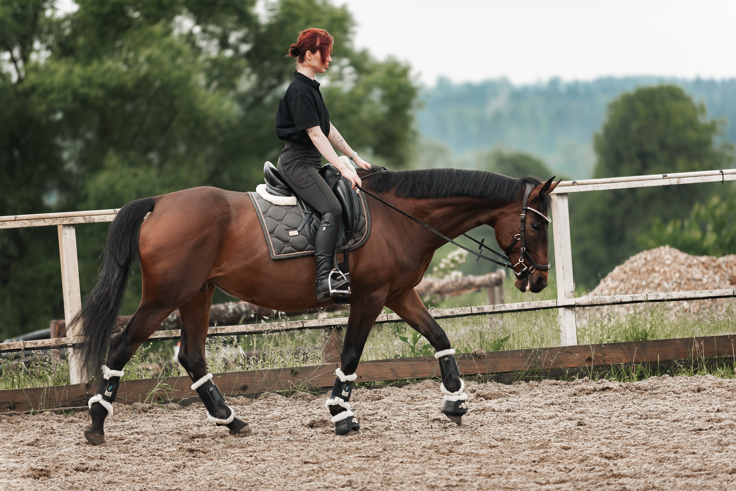 Ольга и Шерави. Куракина Дарья • Конный фотограф